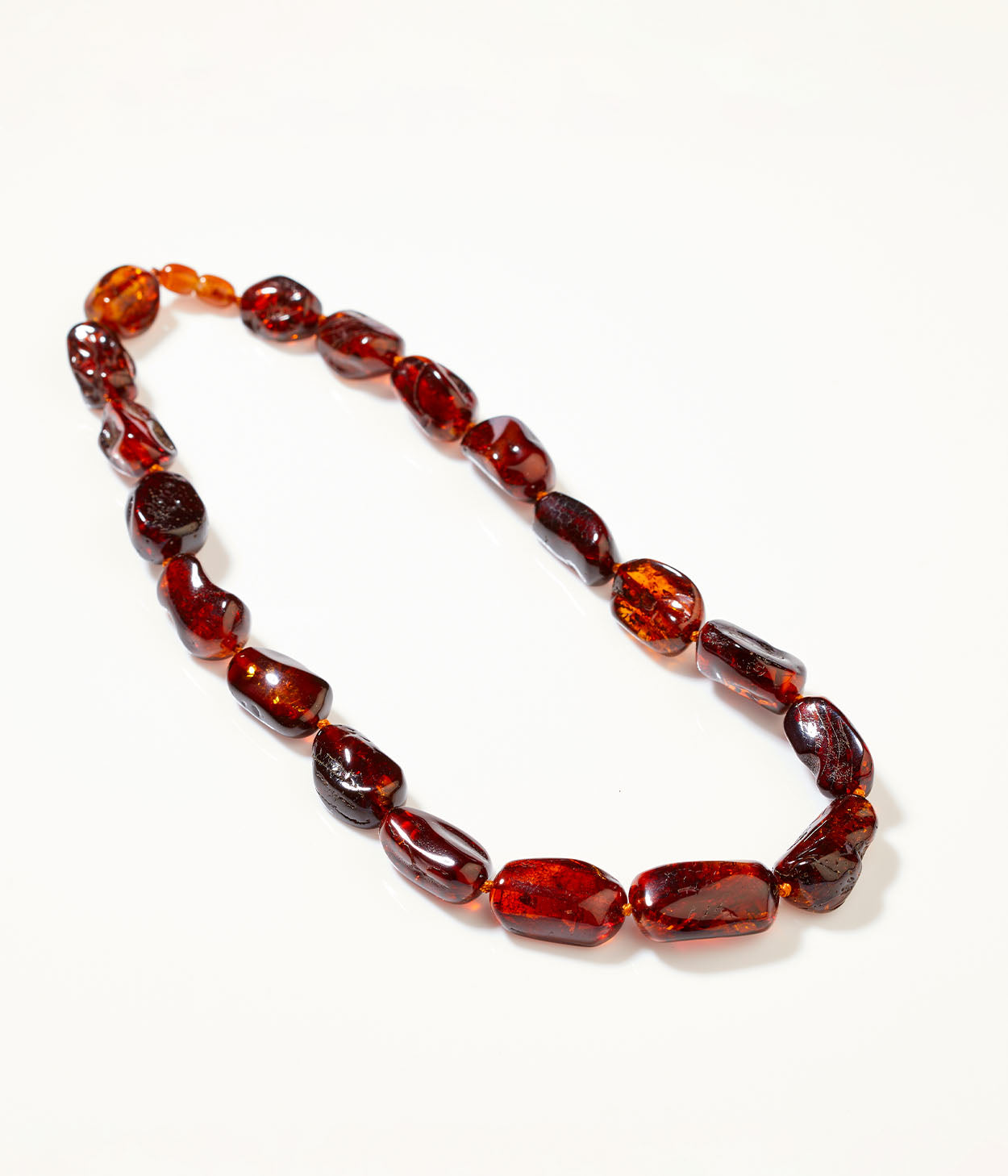 Collana Cognac Grezza Spessa