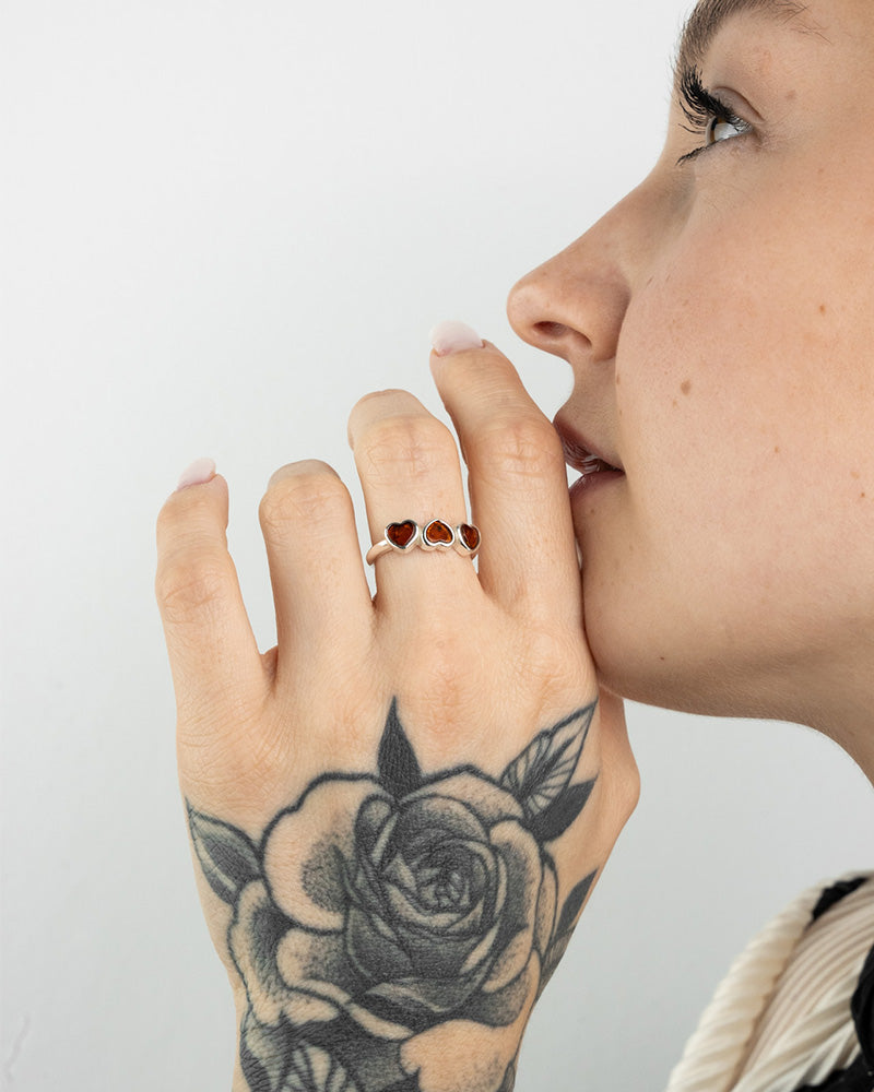 Anello Tre Cuori