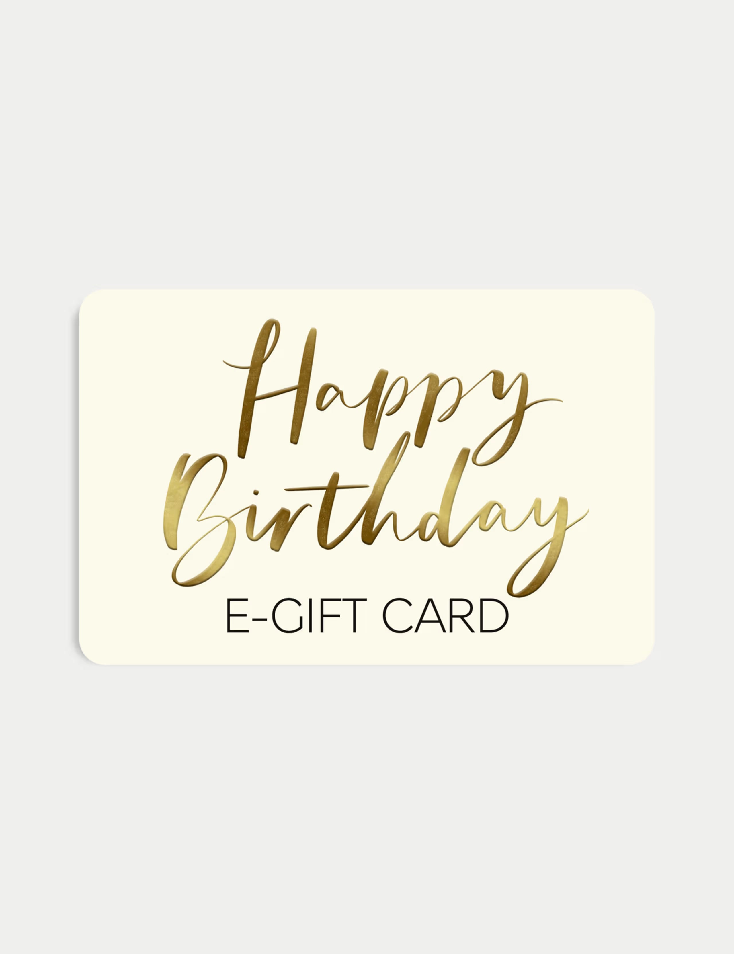 Birthday Gold E-Gift Card