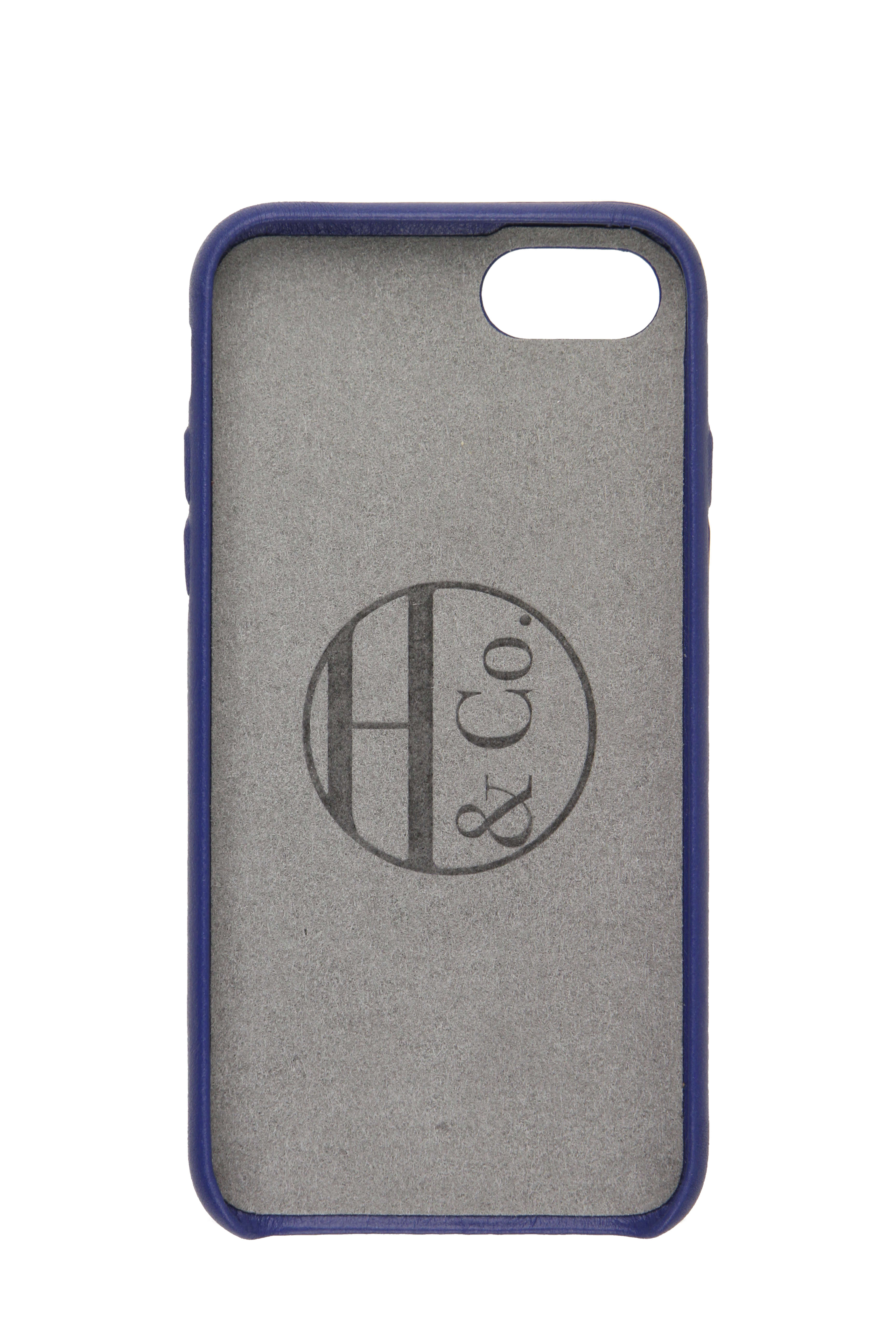 Custodia iPhone 7/8, Pelle denim