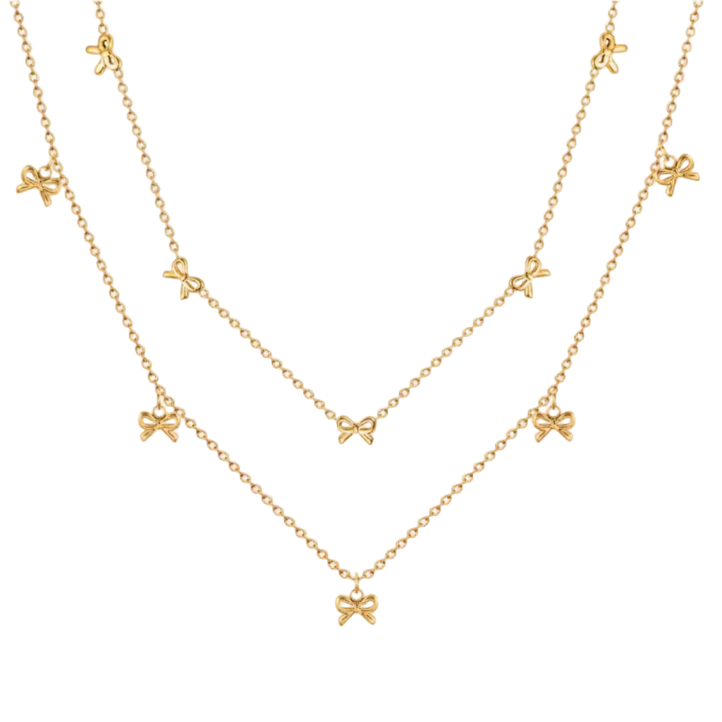 Celeste Bow Chain Necklace