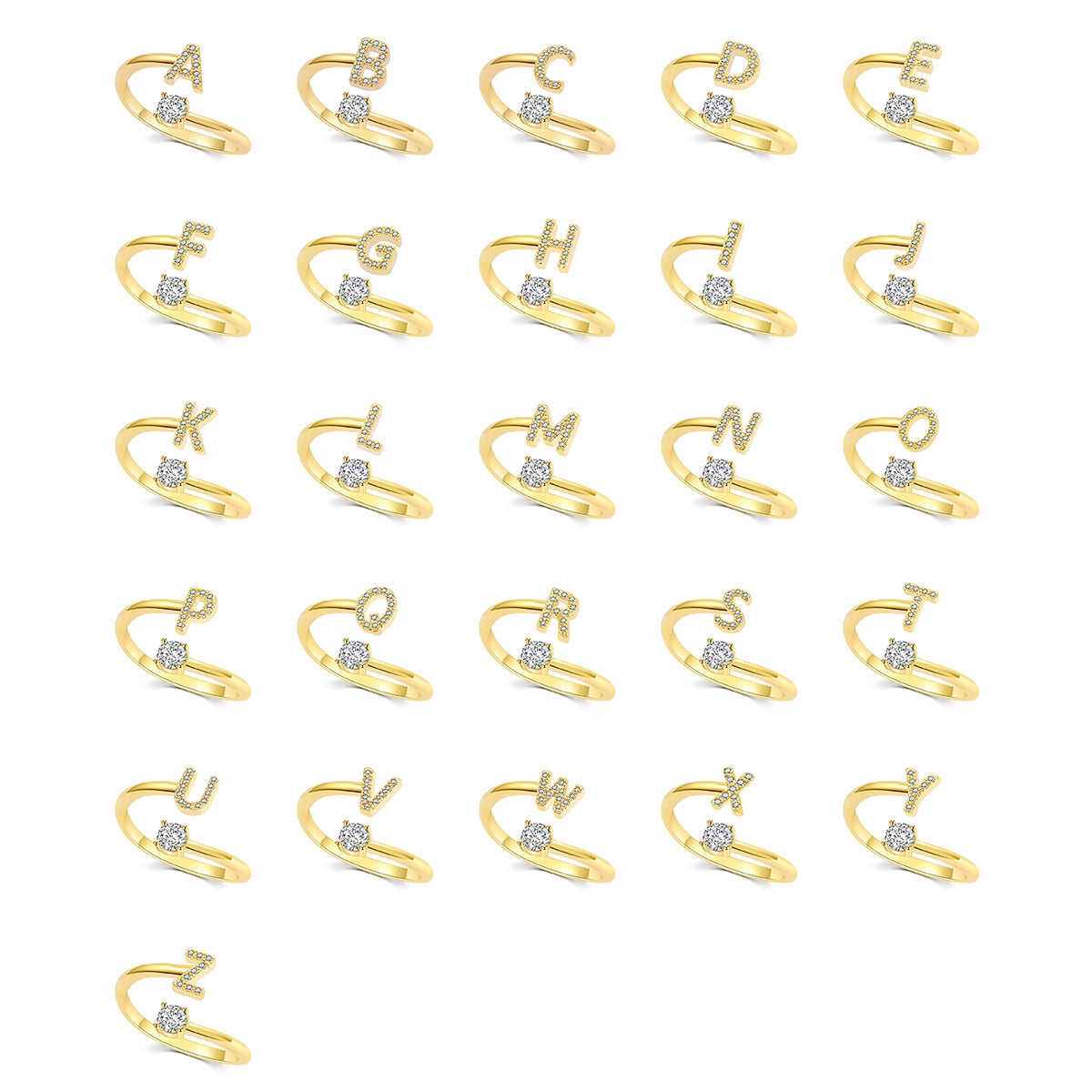 Initial Signet Ring