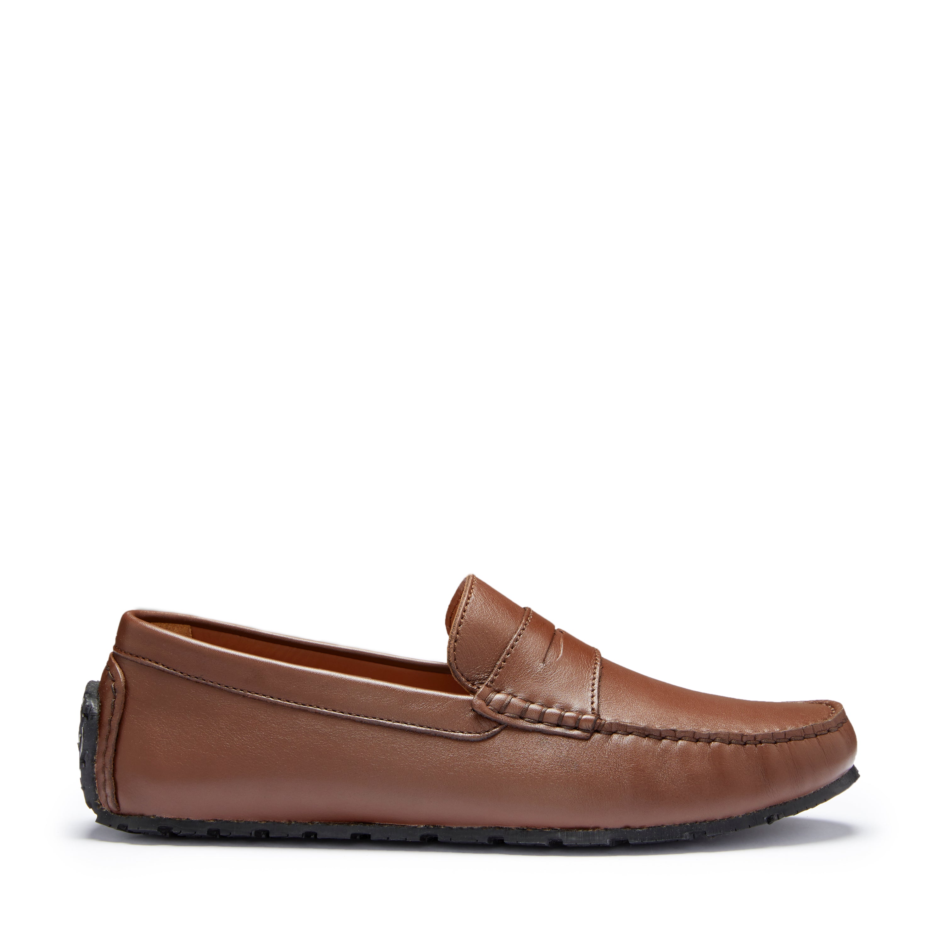 Mocassini Penny Tyre Sole Driving, in pelle marrone