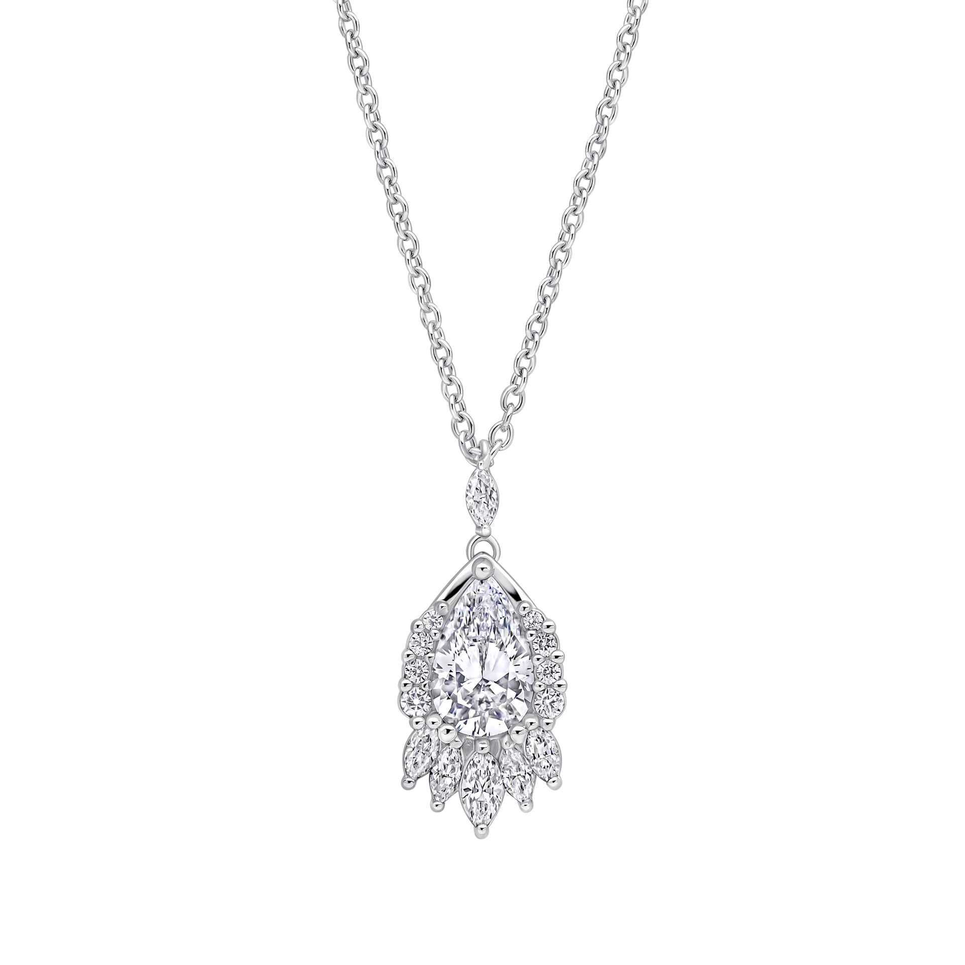Diamonfire Teardrop Chandelier Pendant