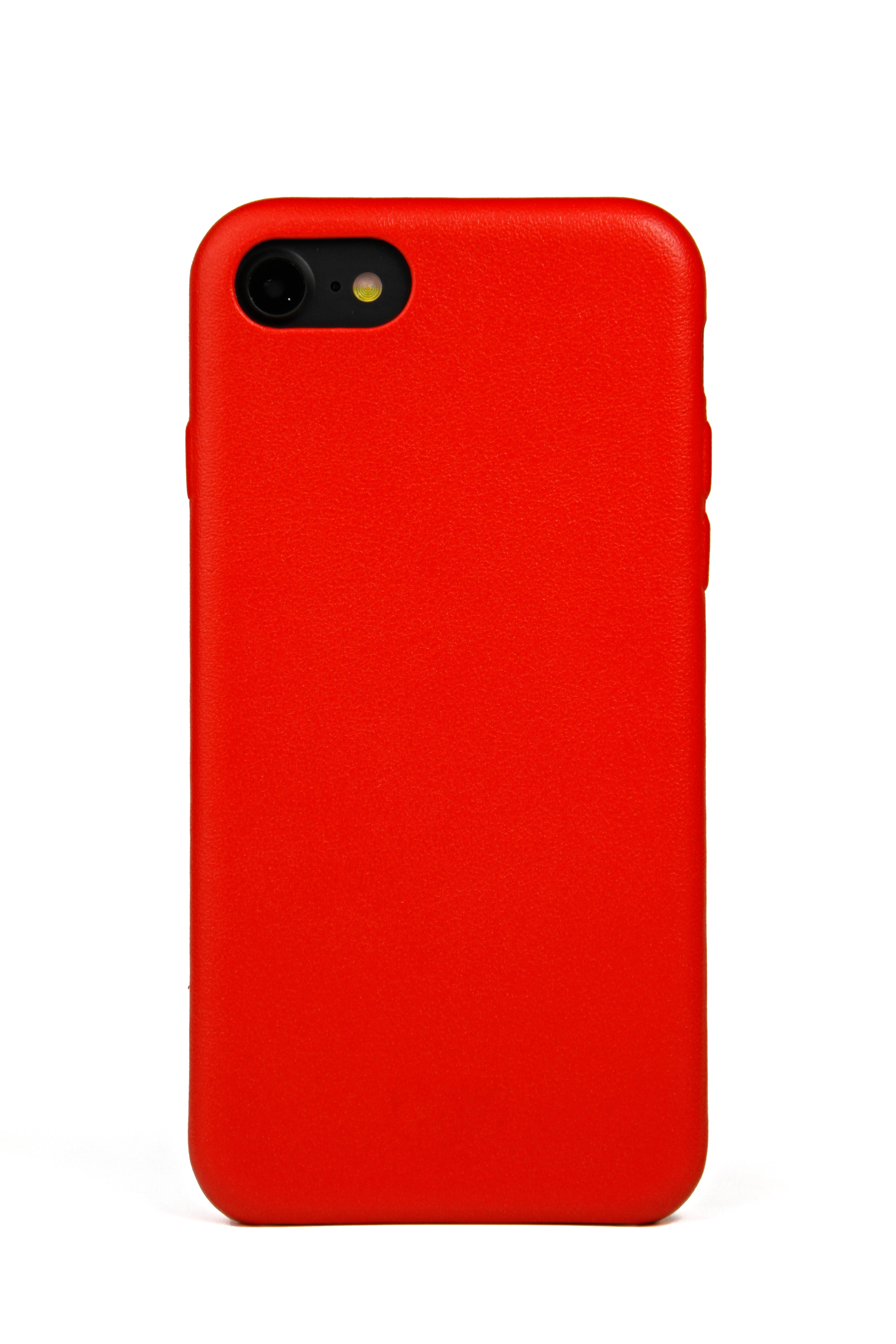 Custodia in pelle rossa per iPhone 7/8
