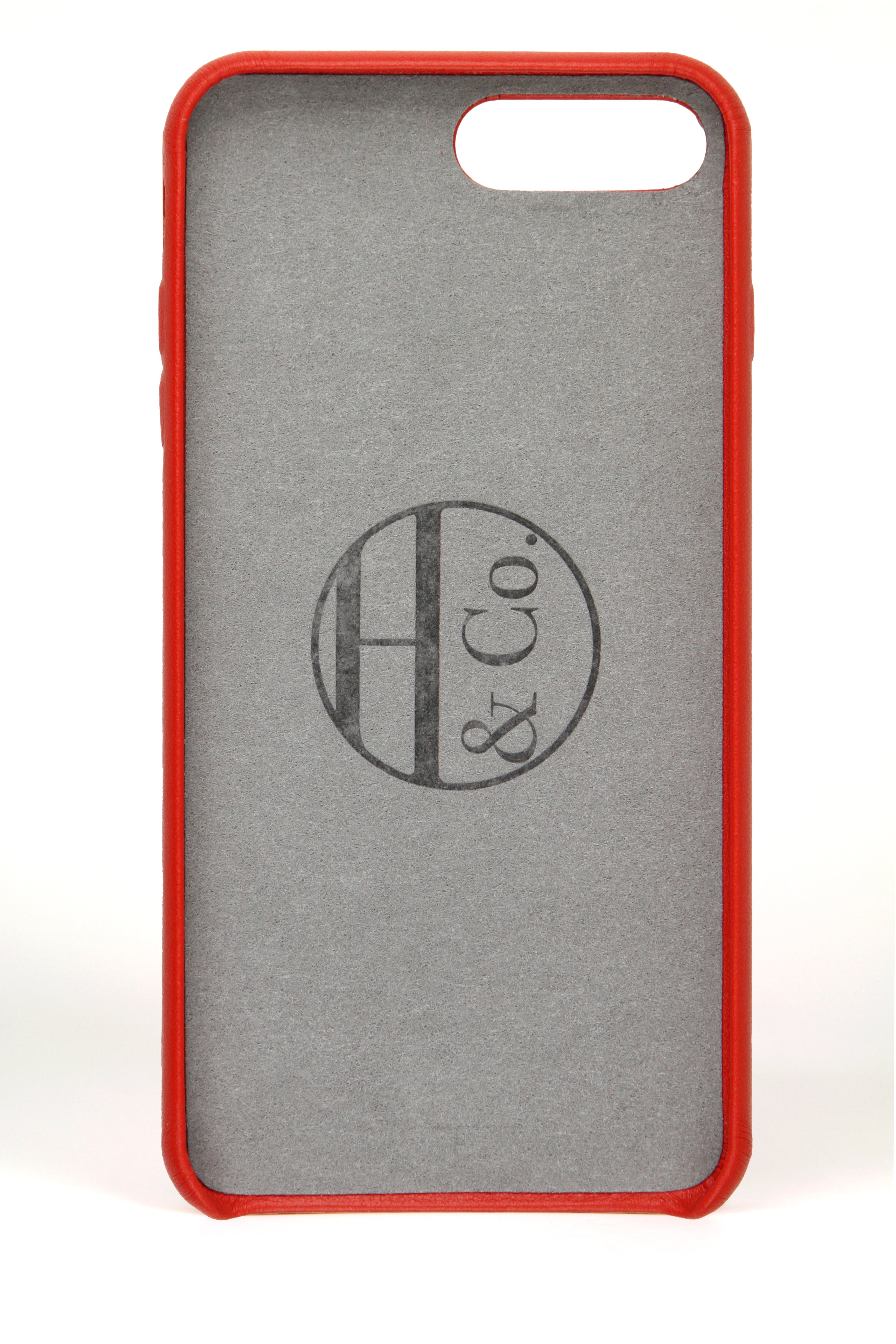 Custodia in pelle rossa per iPhone 7/8 Plus