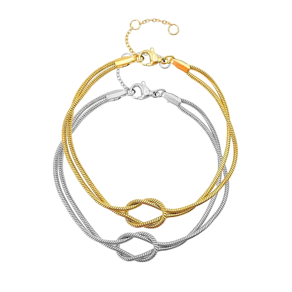 Snake Chain Knot Bracelet