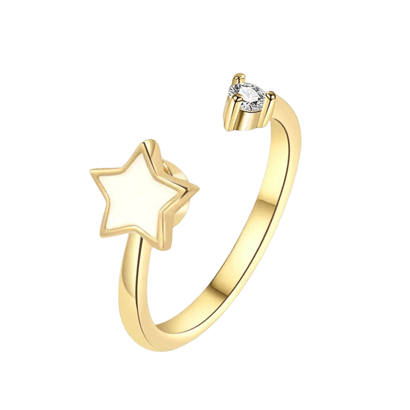 Adjustable Star Spinner Ring