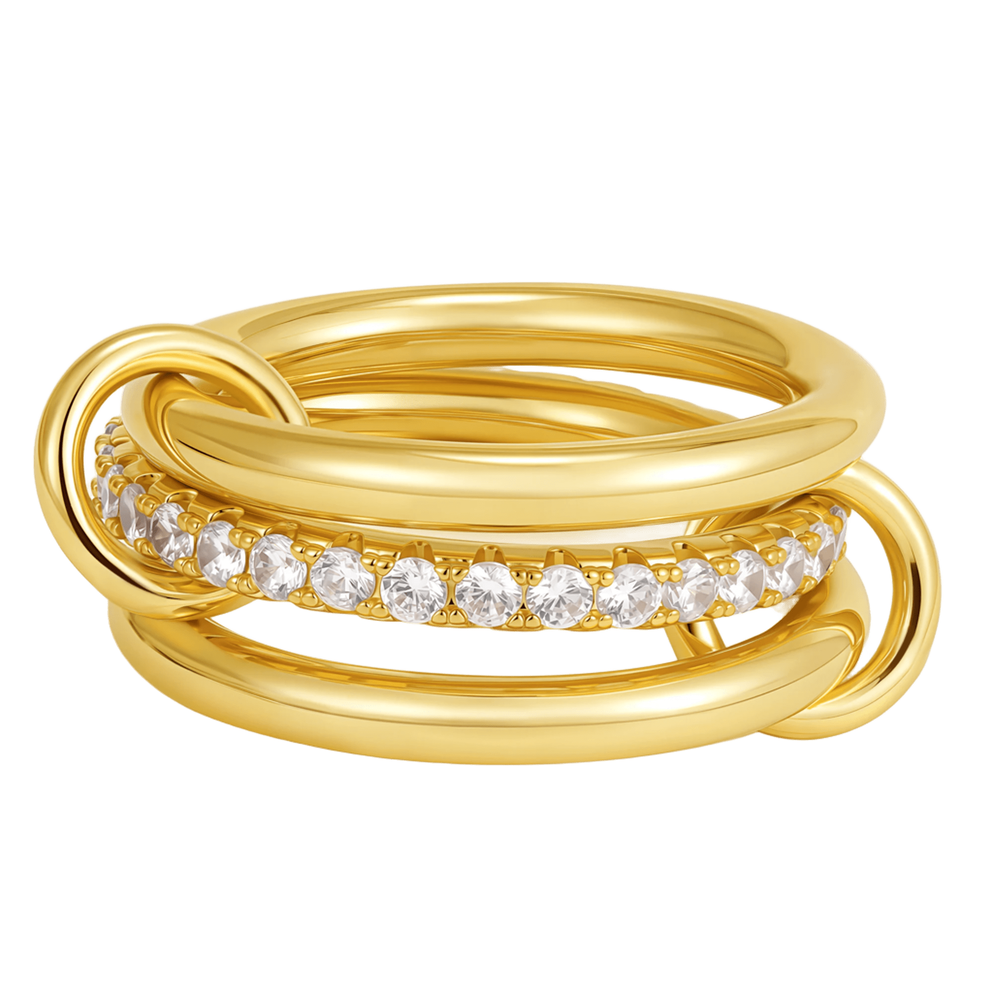 18K Gold Plated Stacking Ring