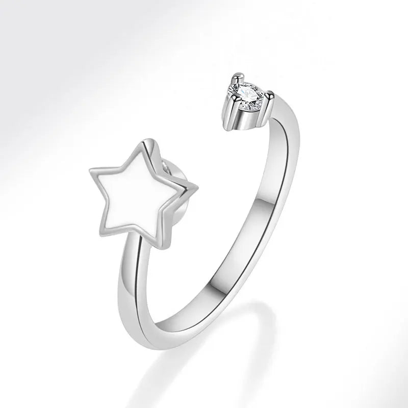 Adjustable Star Spinner Ring