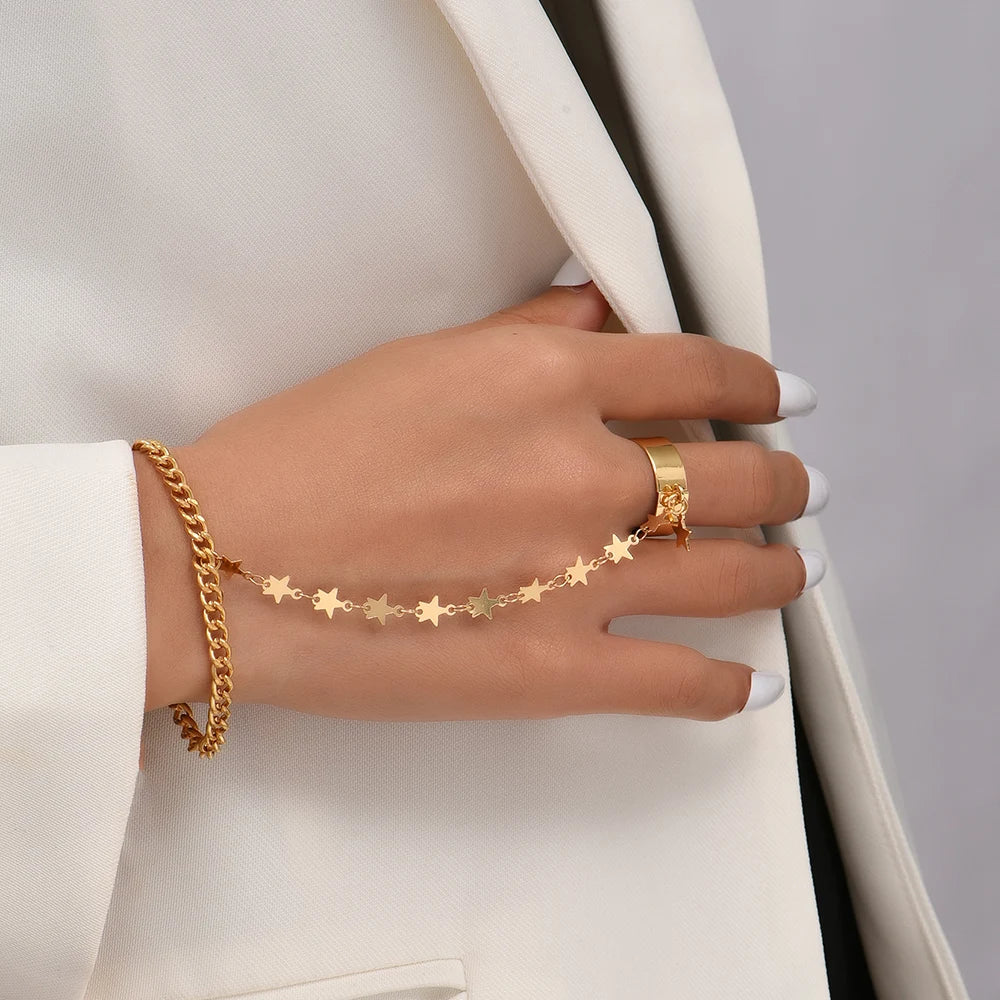 Shahmaran Bracelet with Stars