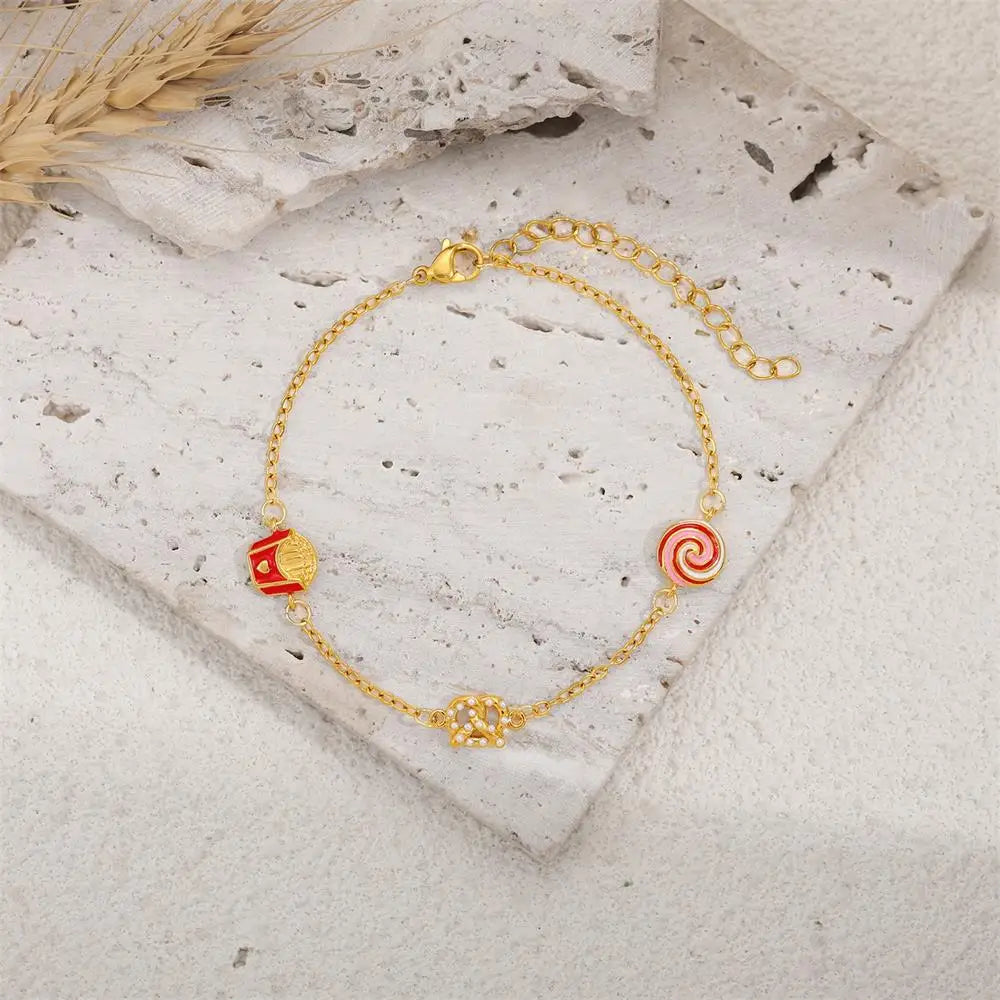 Cute Heart Charm Bracelet
