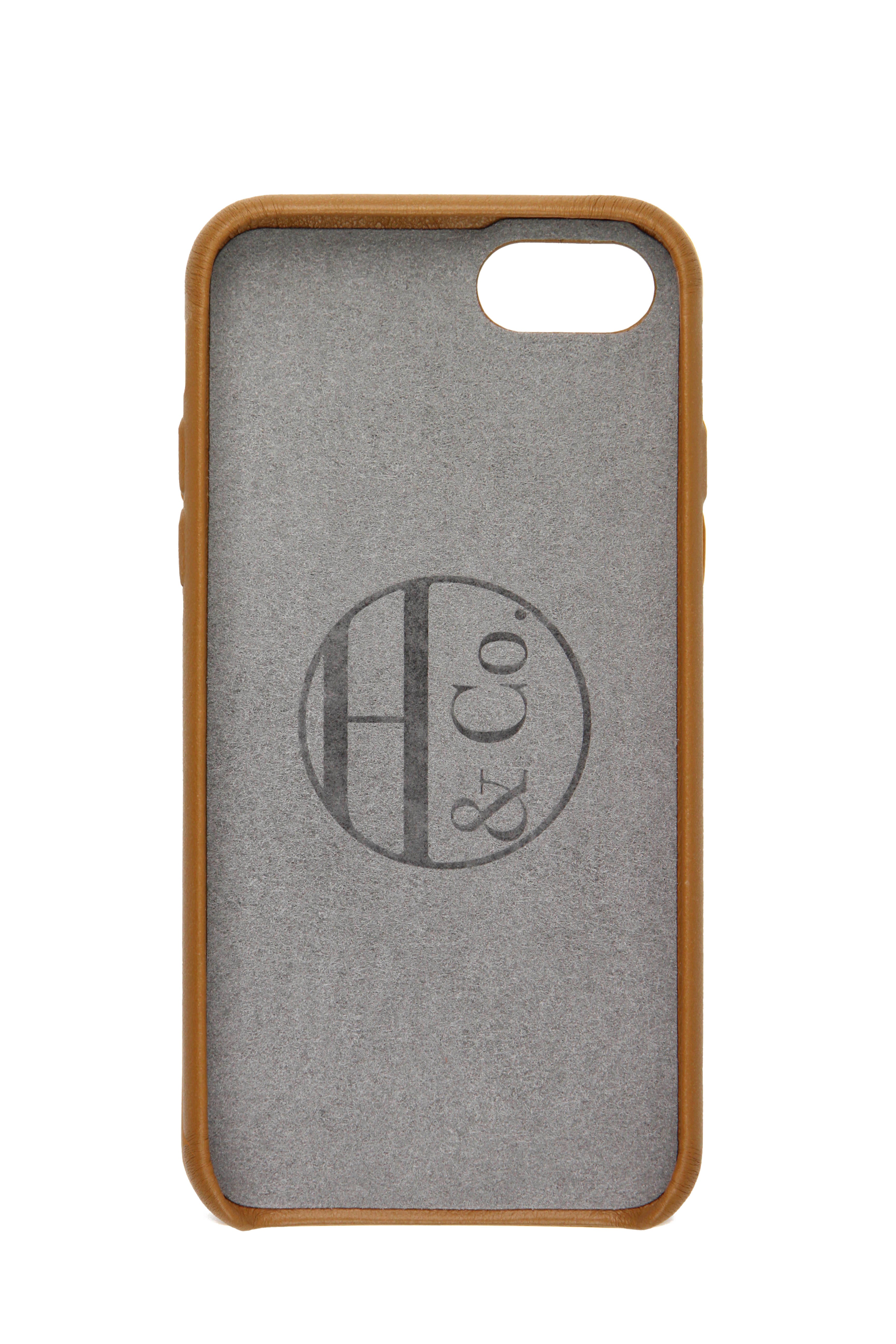 Custodia per iPhone 7/8, Pelle Marrone Chiaro