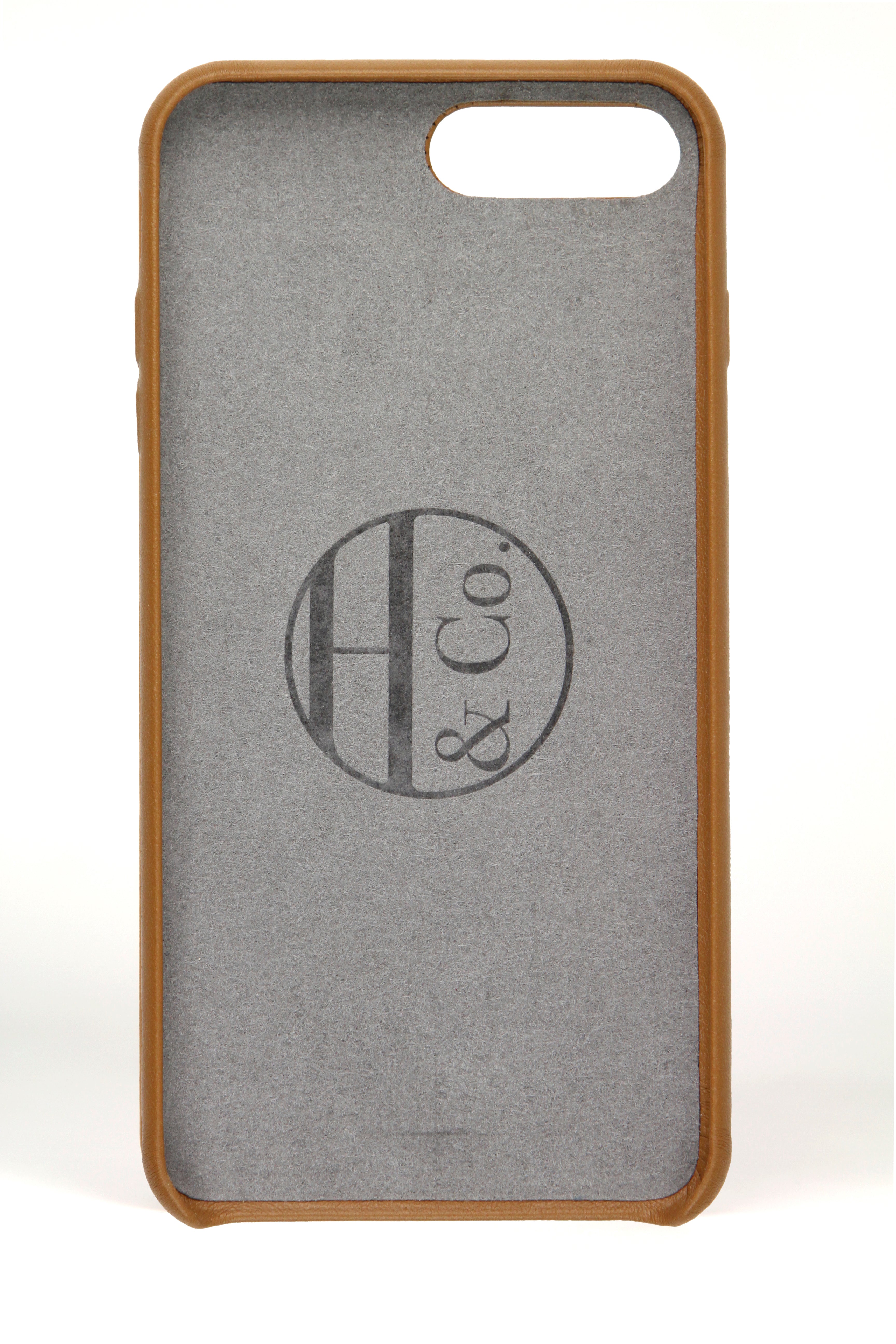 Custodia per iPhone 7/8 Plus, pelle marrone chiaro