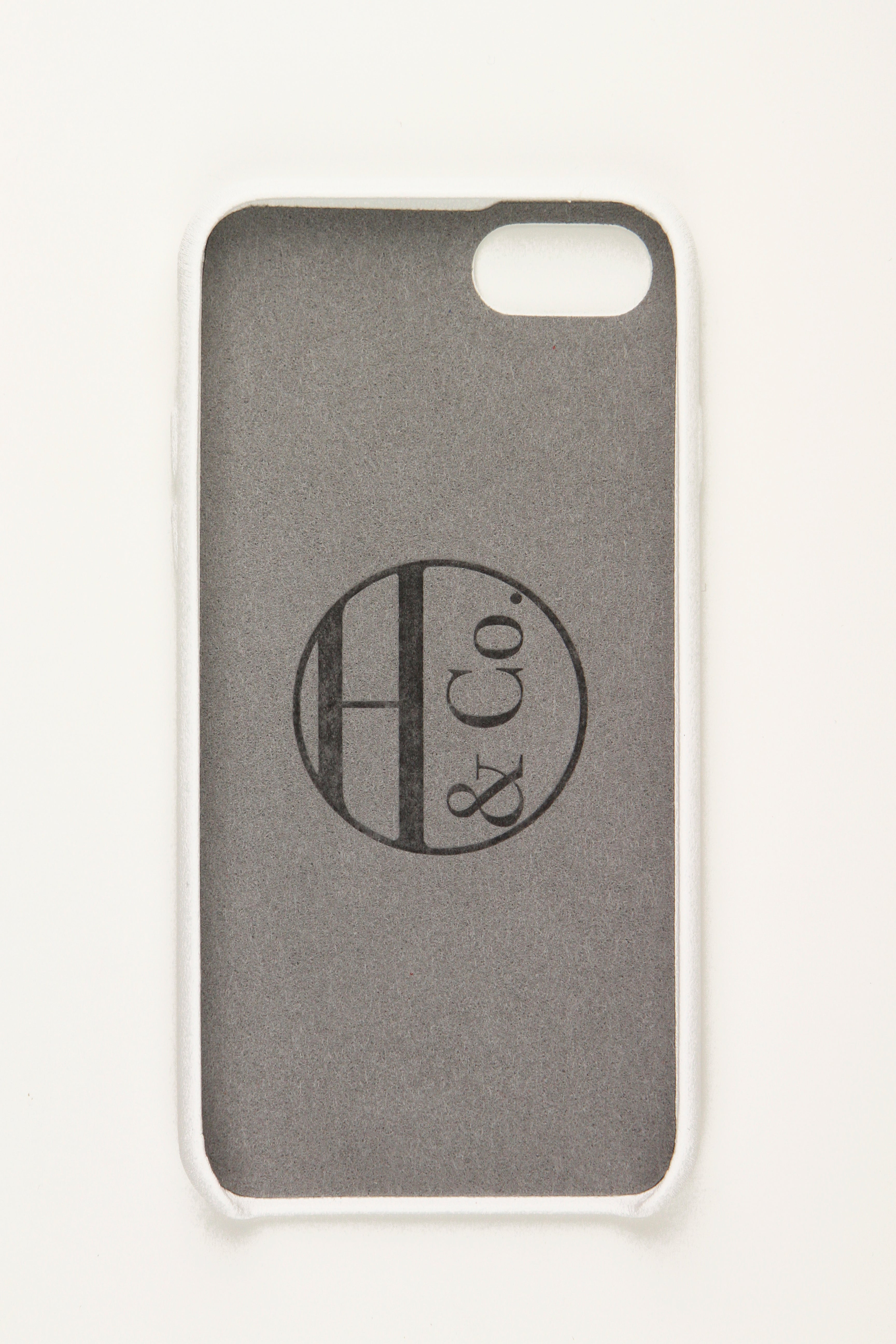Custodia iPhone 7/8, Pelle Bianca