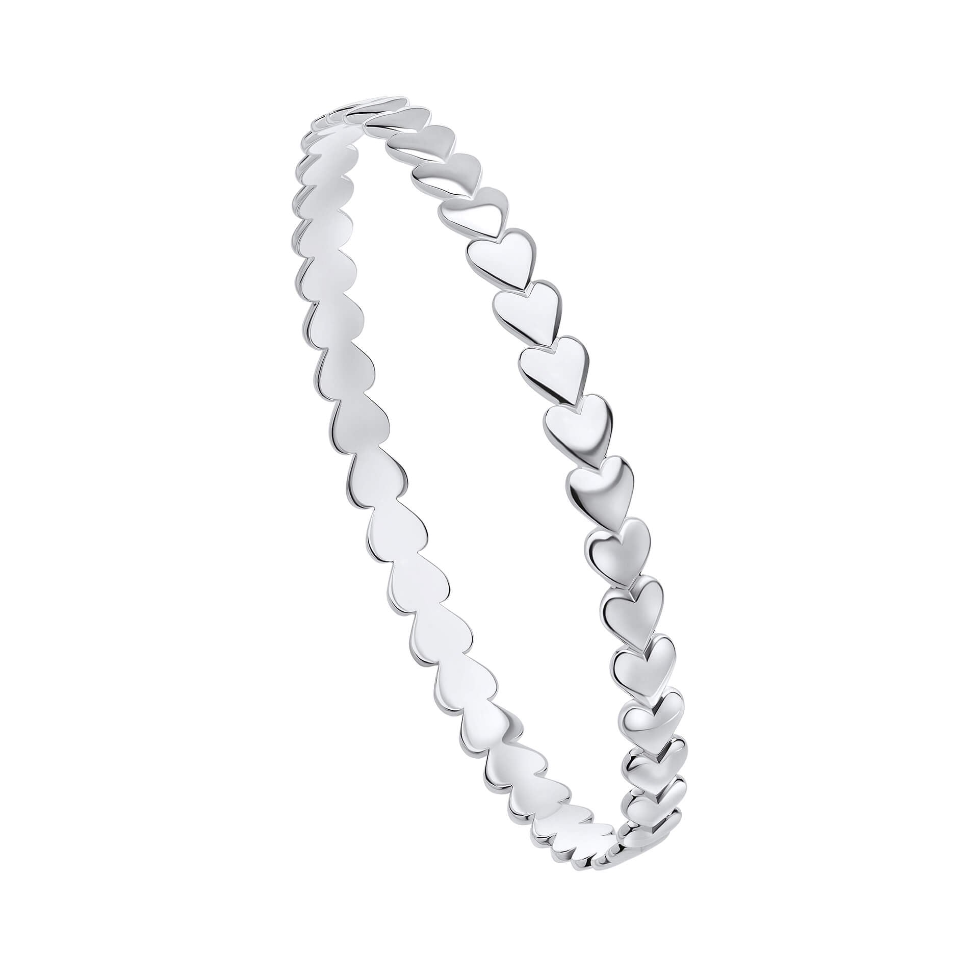 Beginnings Heart Sequence 6mm Bangle
