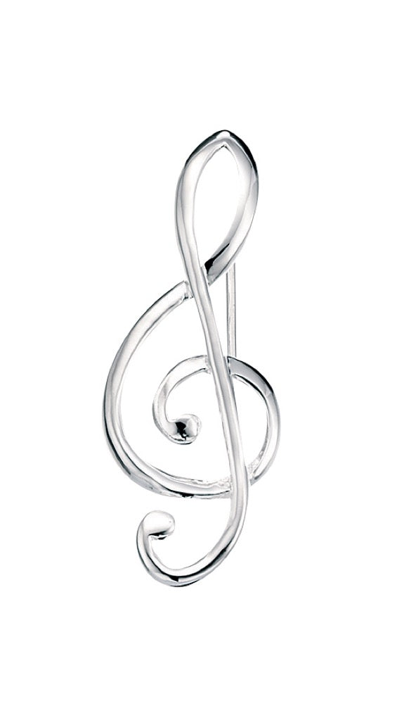 Beginnings Treble Clef Brooch