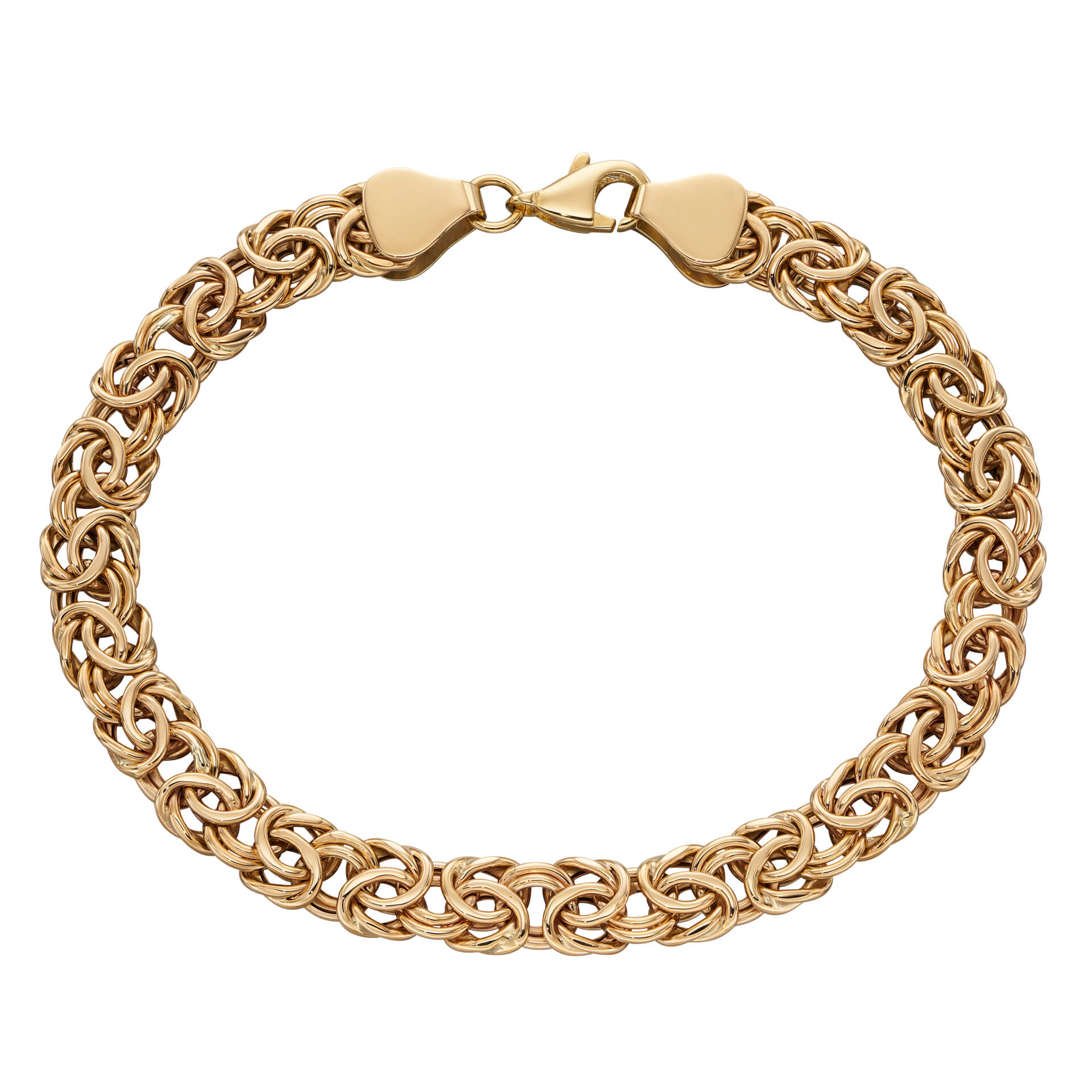 Elements Gold Byzantine Design Bracelet