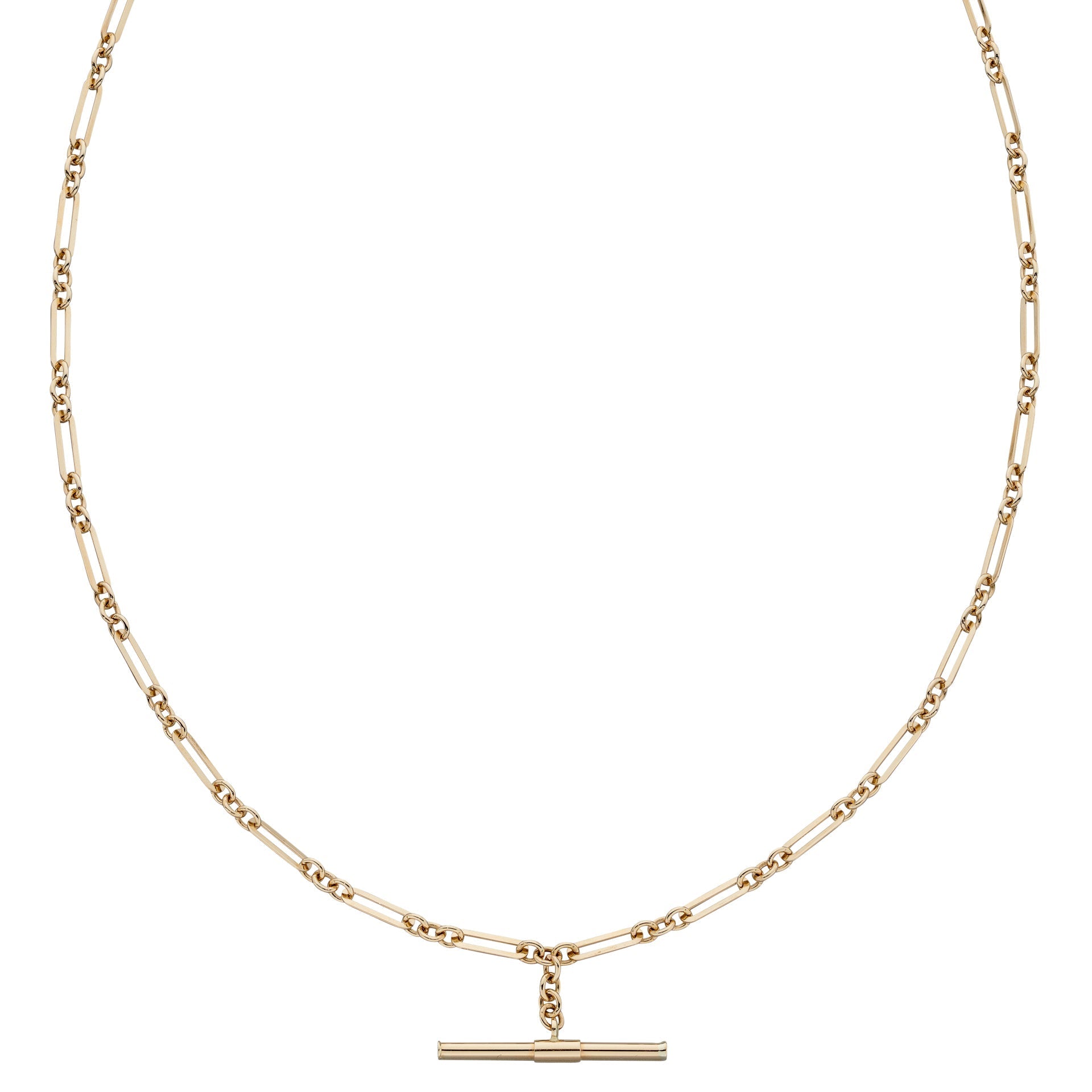 Elements Gold T-Bar Chain Necklace