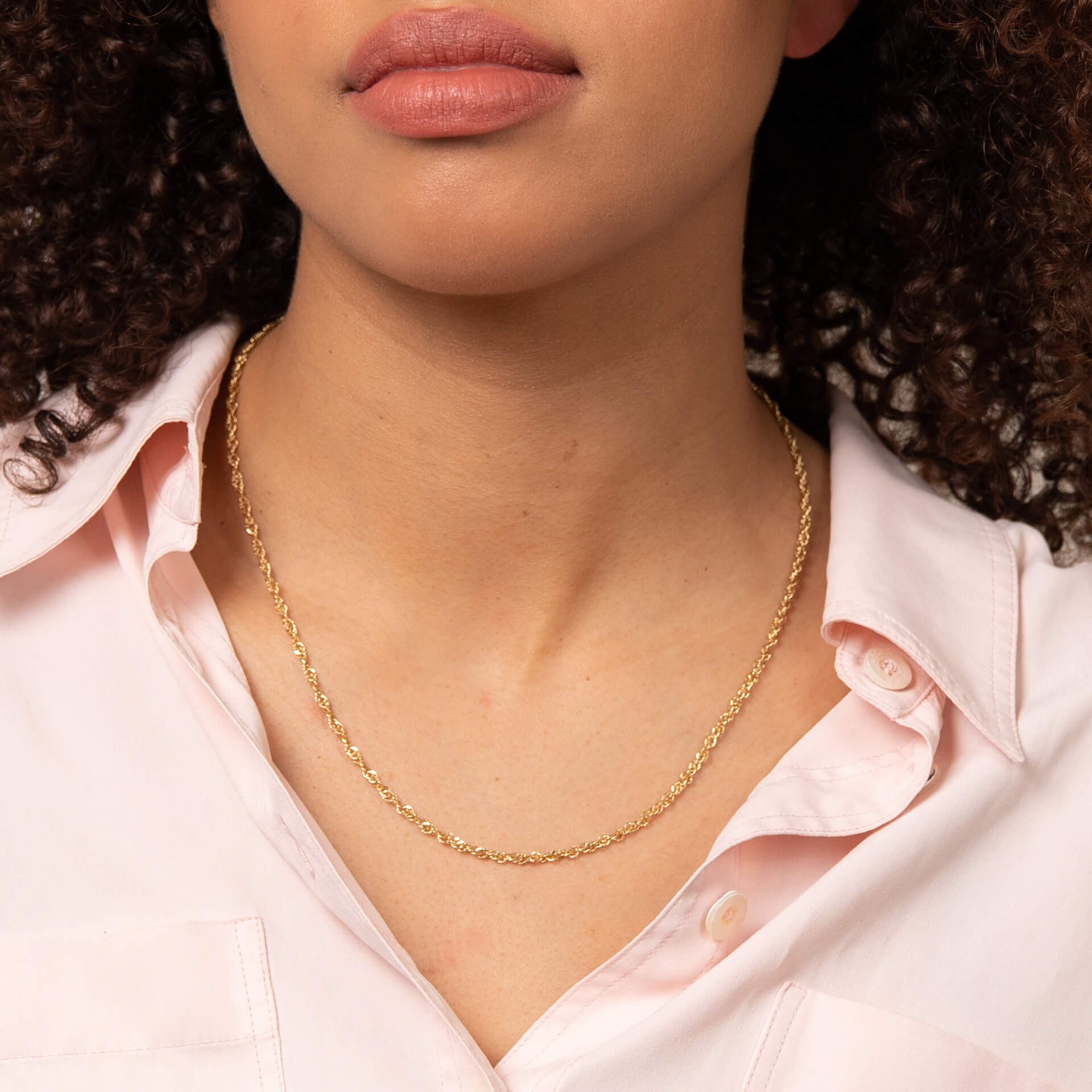 Elements Gold Singapore Chain Necklace