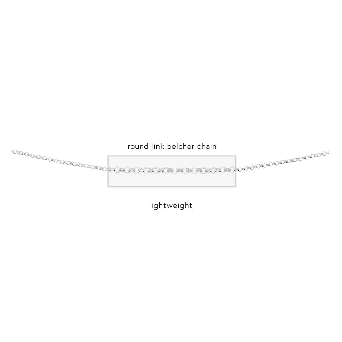 Beginnings Round Link Belcher Chain