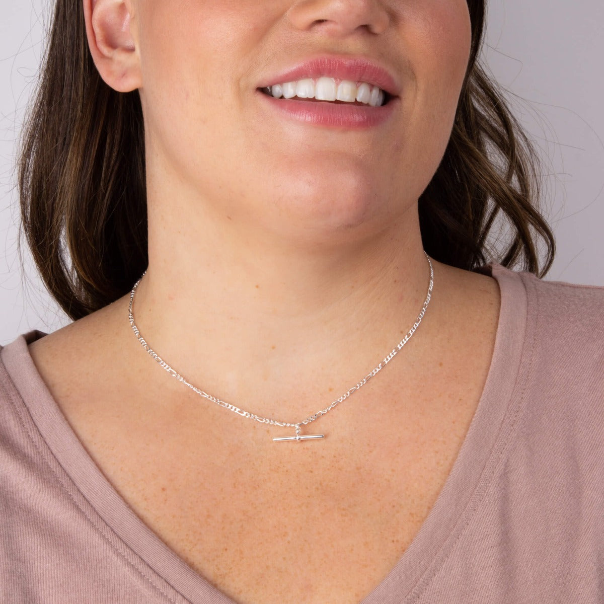 Beginnings T-Bar Link Chain Necklace