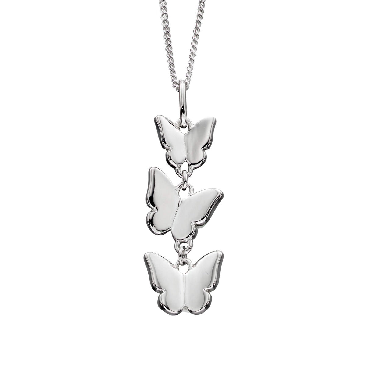 Beginnings Triple Butterfly Pendant
