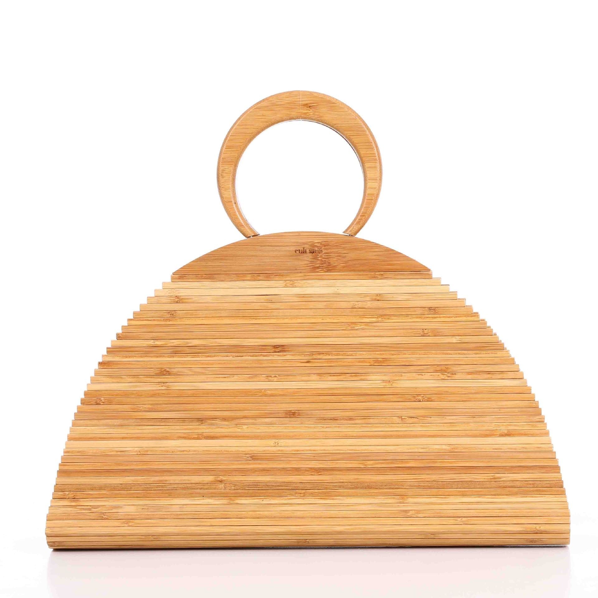 Bambus Handgewebte Clutch Tasche Natürliche Bambustasche Handtasche