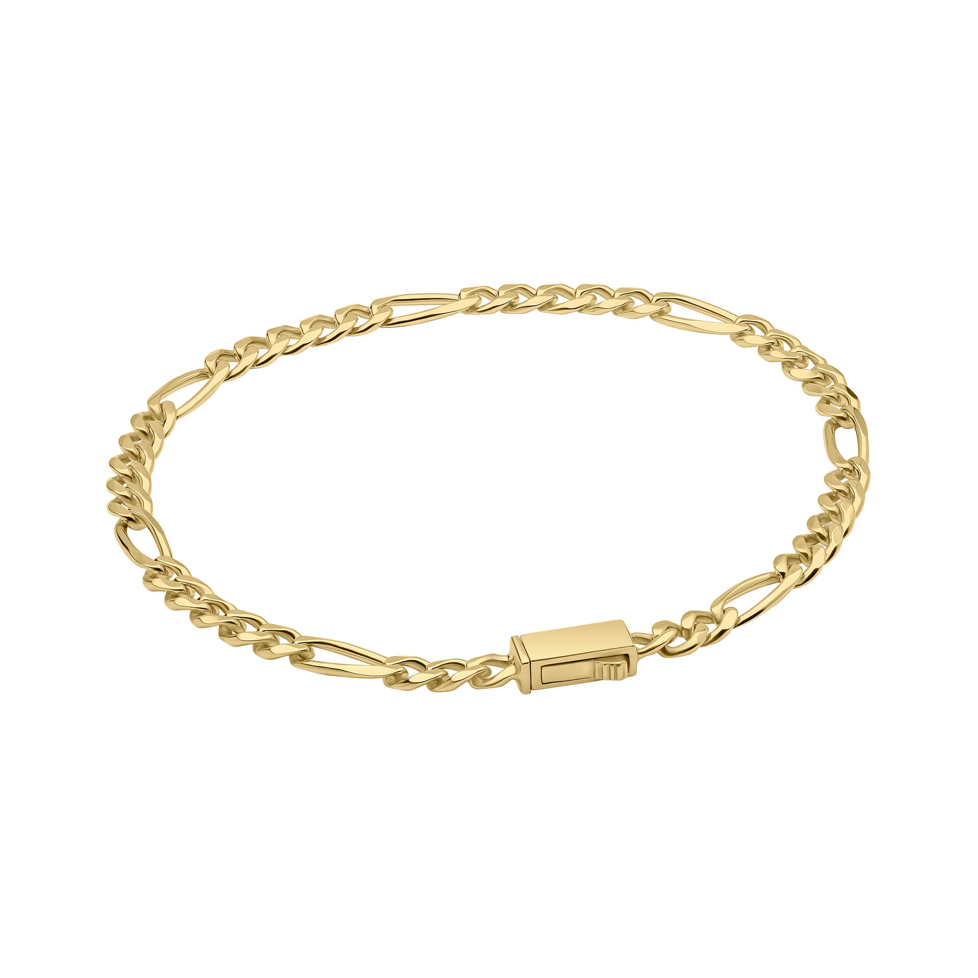 Fred Bennett Figaro Chain Bracelet with Box Lock Clasp