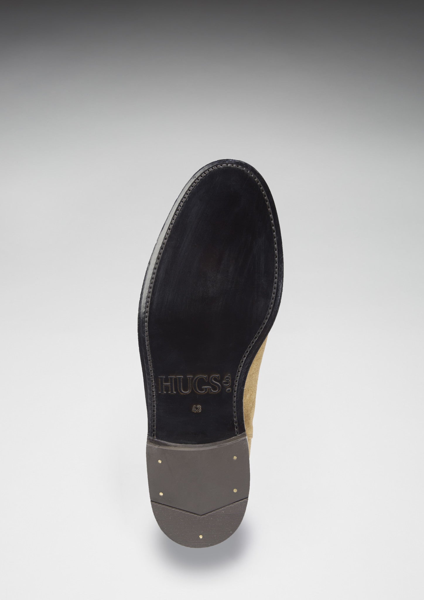 Chelsea Boots aus Tabakfarbenem Wildleder, rahmengenähte Lederlaufsohle