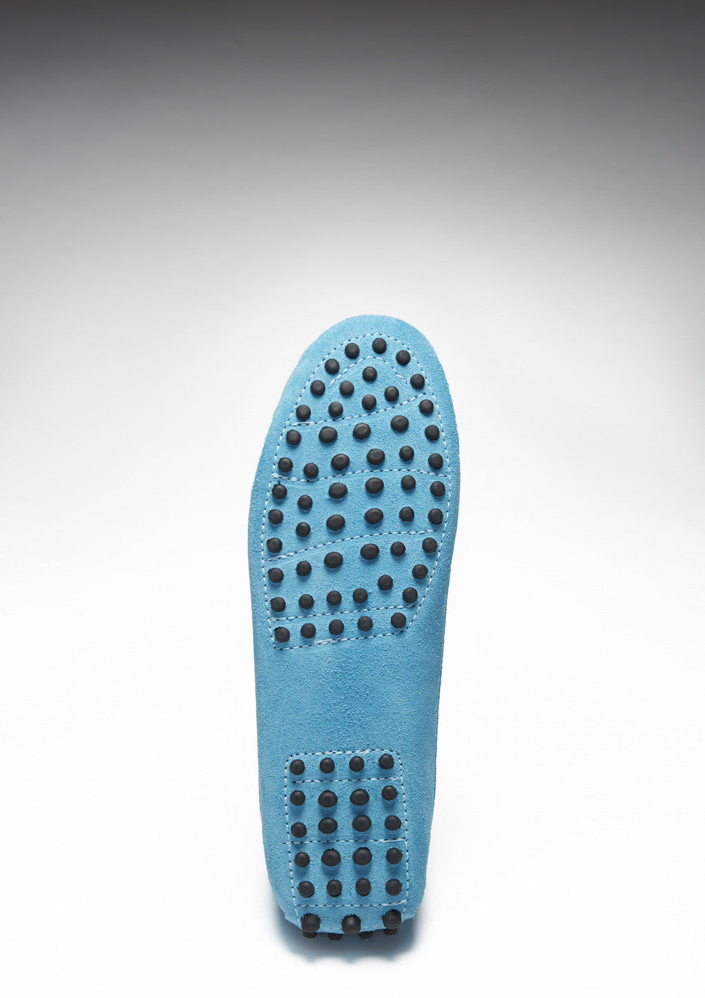 Damen-Penny-Slipper, türkises Wildleder