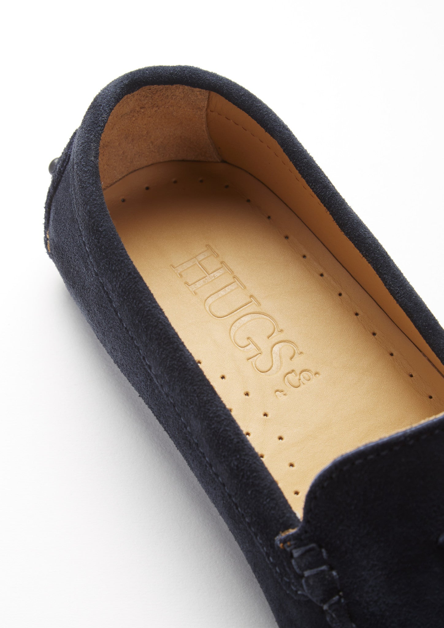 Damen Mokassins mit Quasten, marineblaues Wildleder