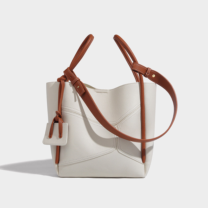 Lässige große Handtasche mit Schultergurt / Umhängetasche