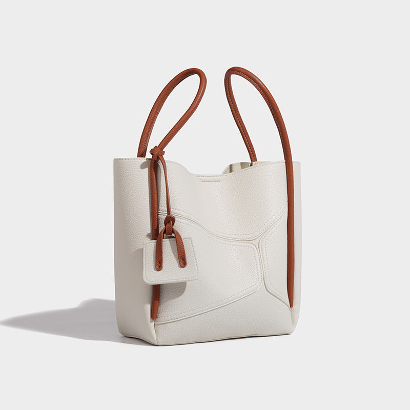 Lässige große Handtasche mit Schultergurt / Umhängetasche