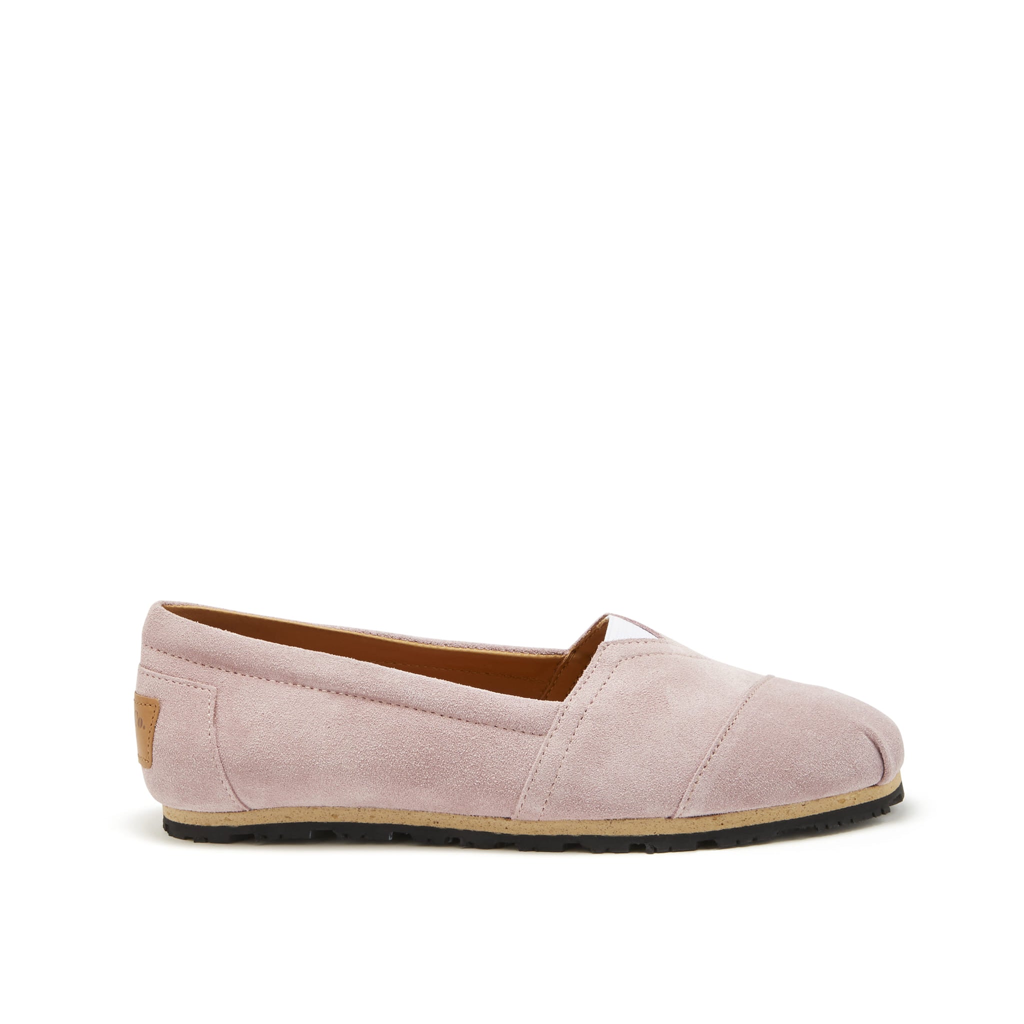 Chukka Espadrilles für Damen, Wildleder puderrosa