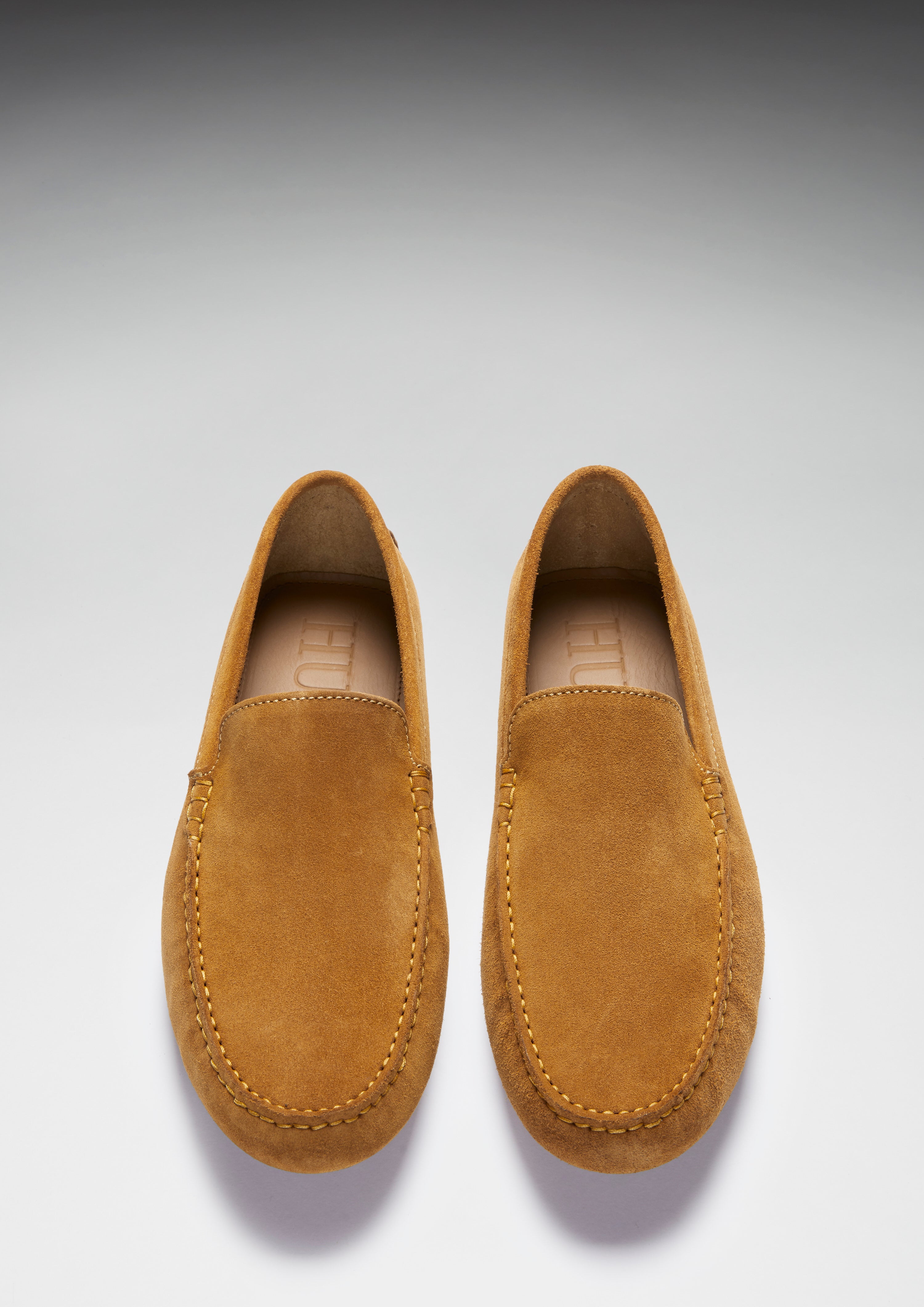 Driving Loafers, Wildleder, tabakbraun