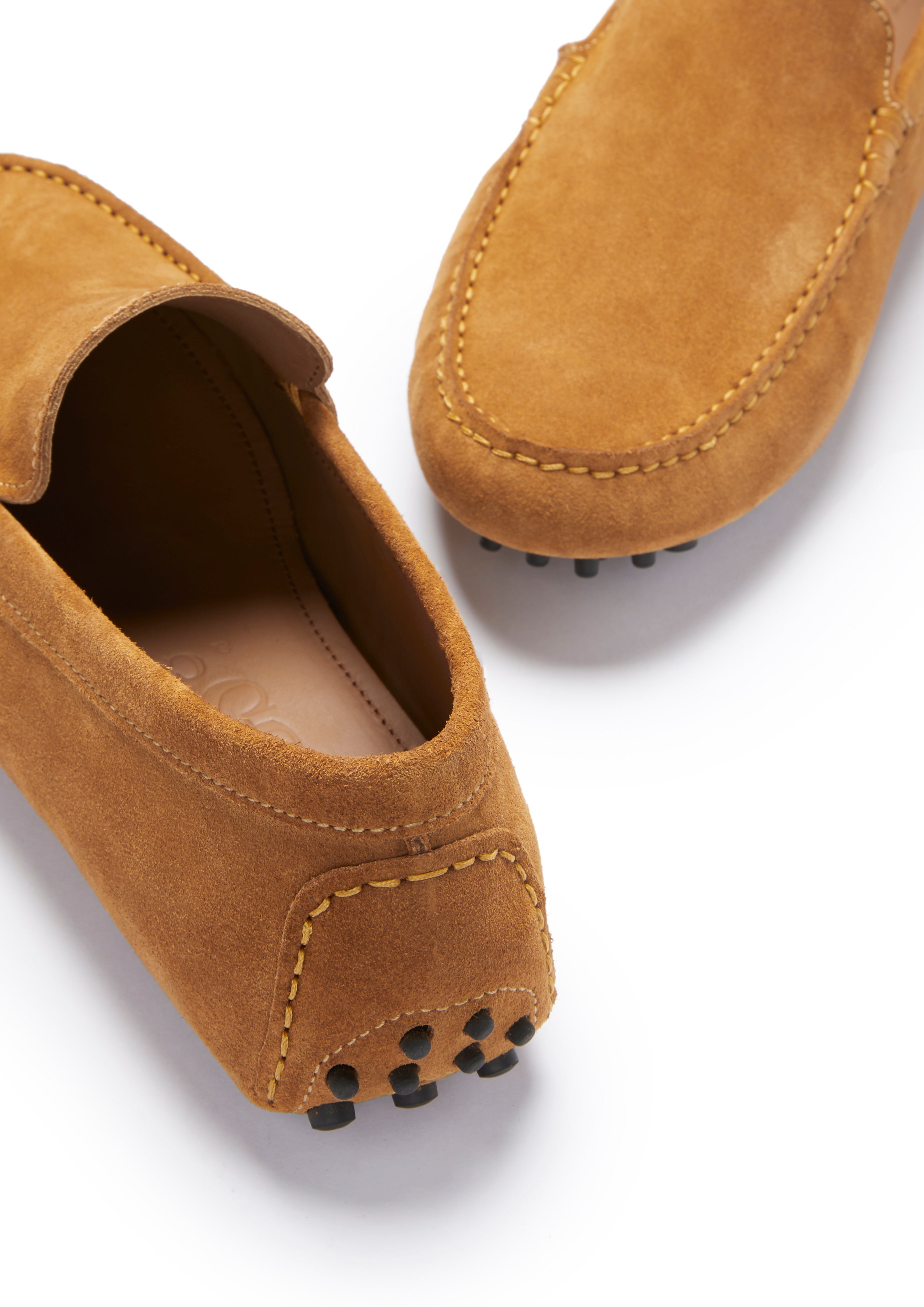 Driving Loafers, Wildleder, tabakbraun