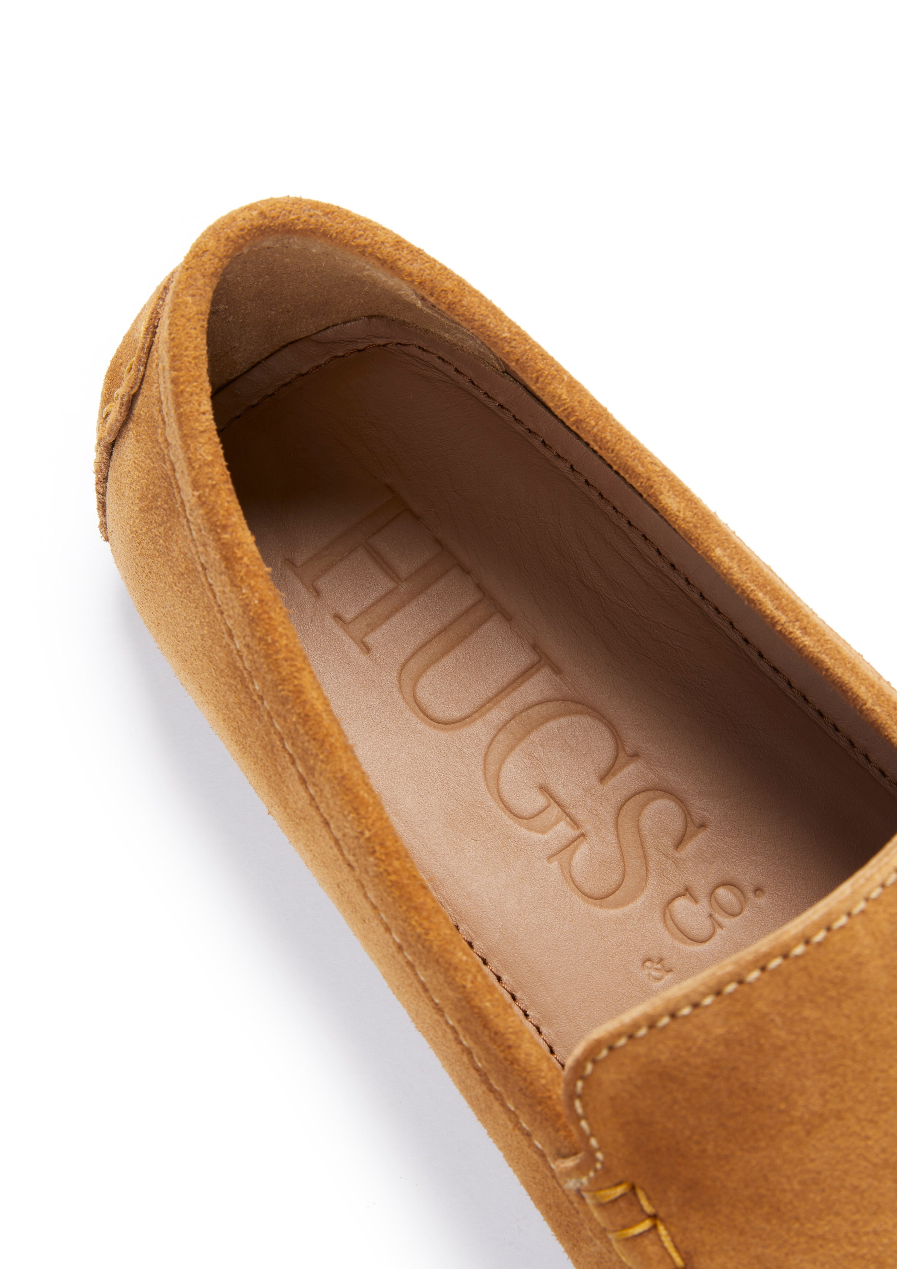 Driving Loafers, Wildleder, tabakbraun