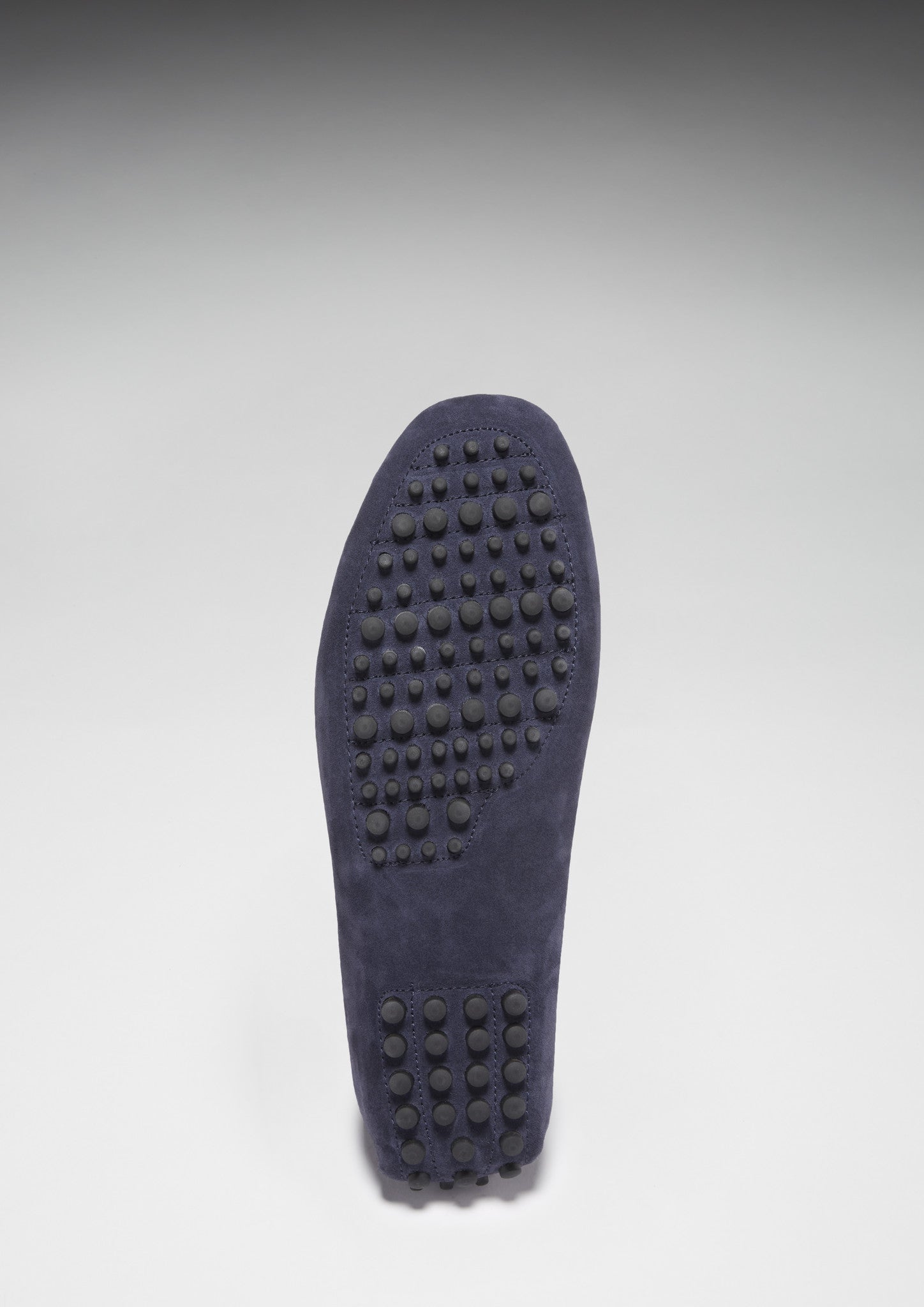 Geschnürte Driving Loafers, marineblaues Wildleder