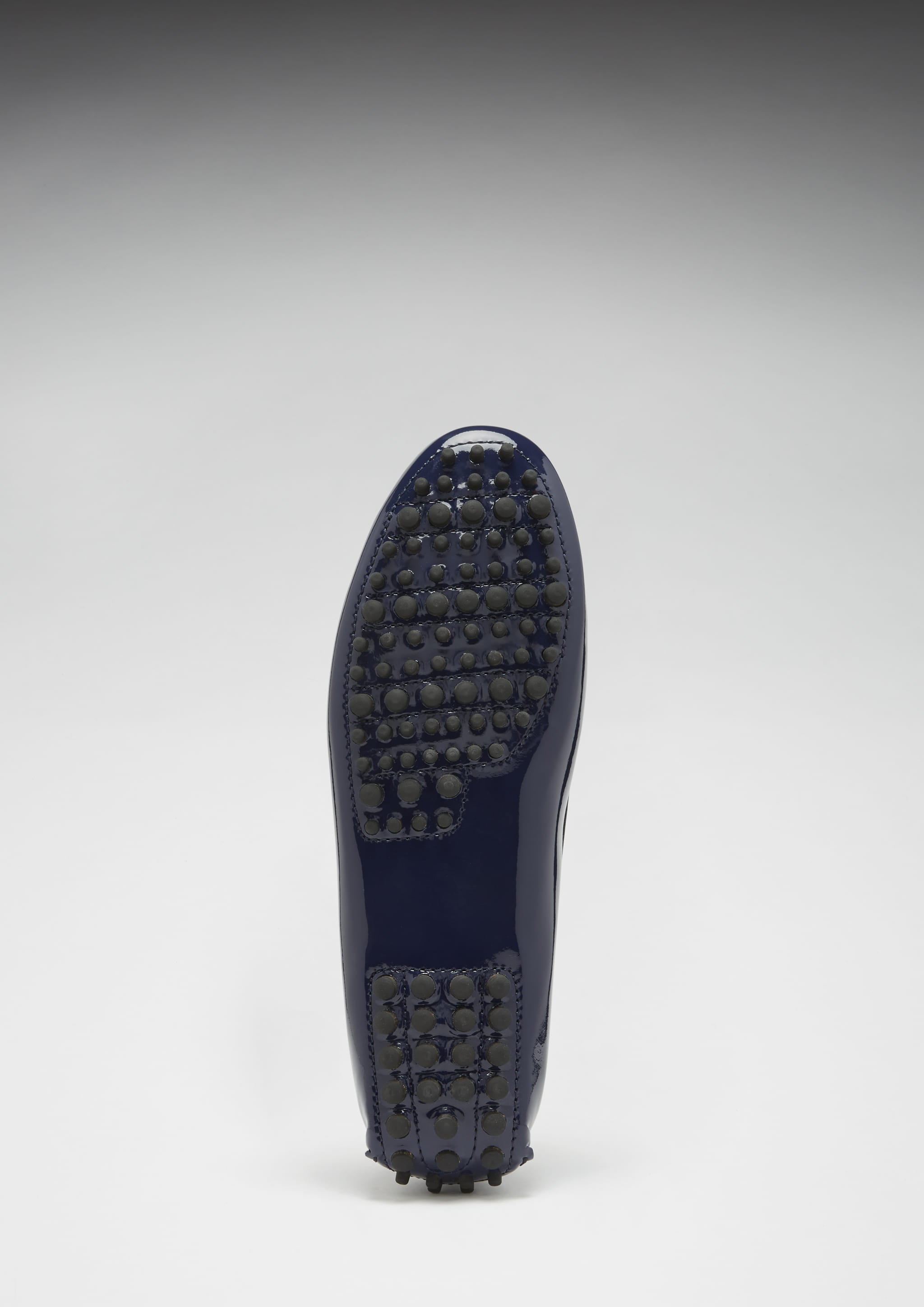 Penny Slipper, marineblaues Lackleder