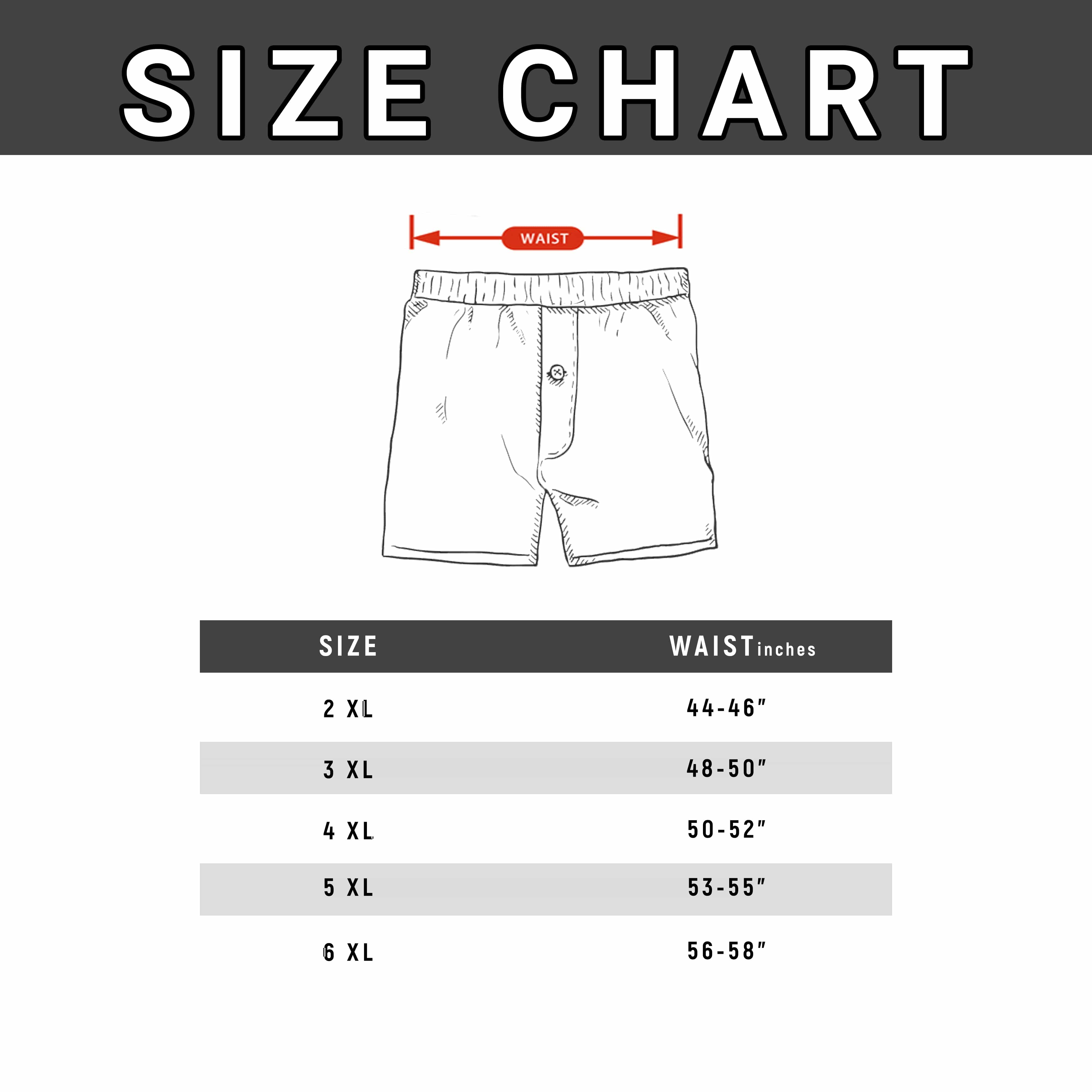 Sock Stack 5er-Pack Herren Jersey Plus Size Boxershorts Baumwolle Klassischer Schnitt Atmungsaktiv Knopfleiste Unterwäsche 2XL bis 6XL