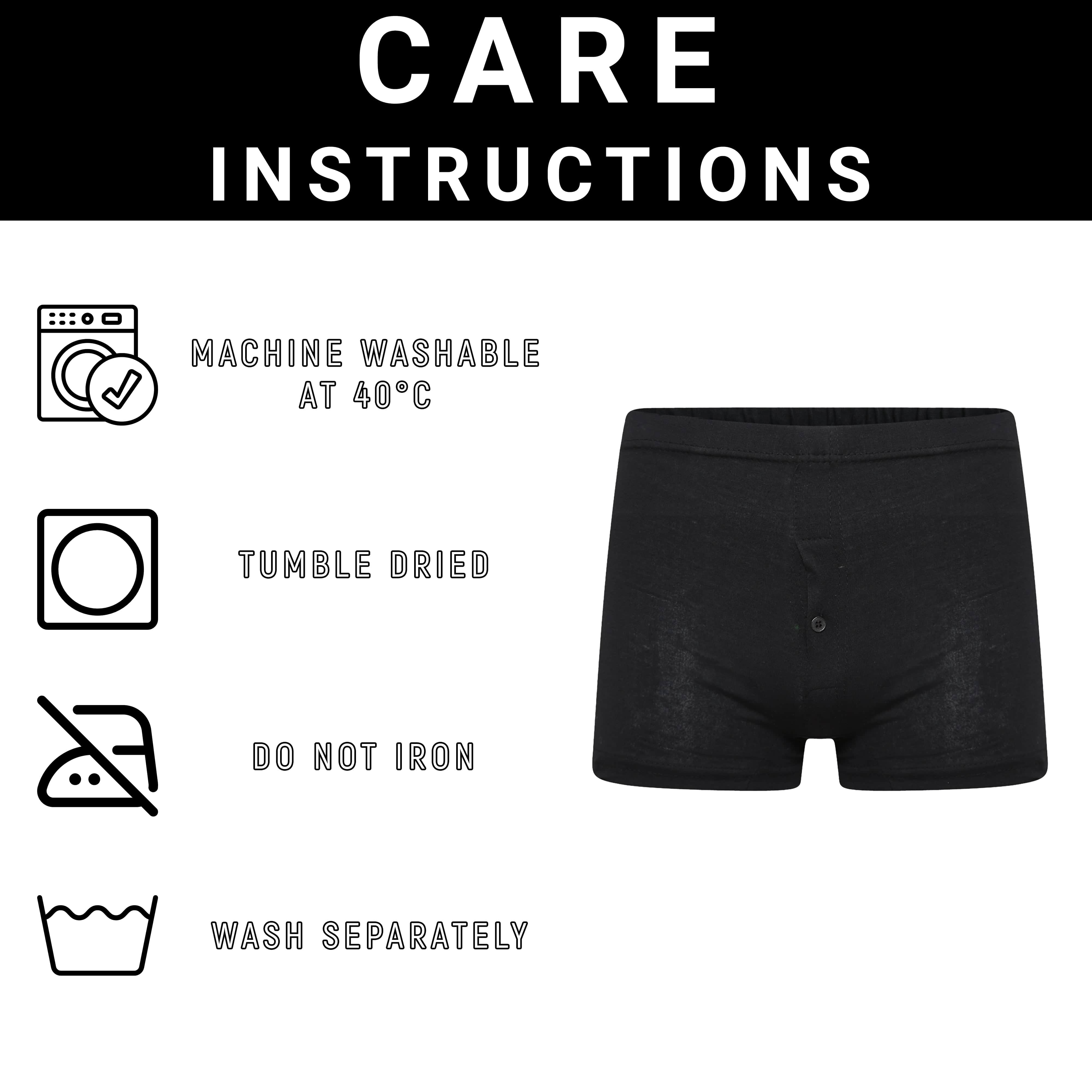 Sock Stack 5er-Pack Herren Jersey Plus Size Boxershorts Baumwolle Klassischer Schnitt Atmungsaktiv Knopfleiste Unterwäsche 2XL bis 6XL