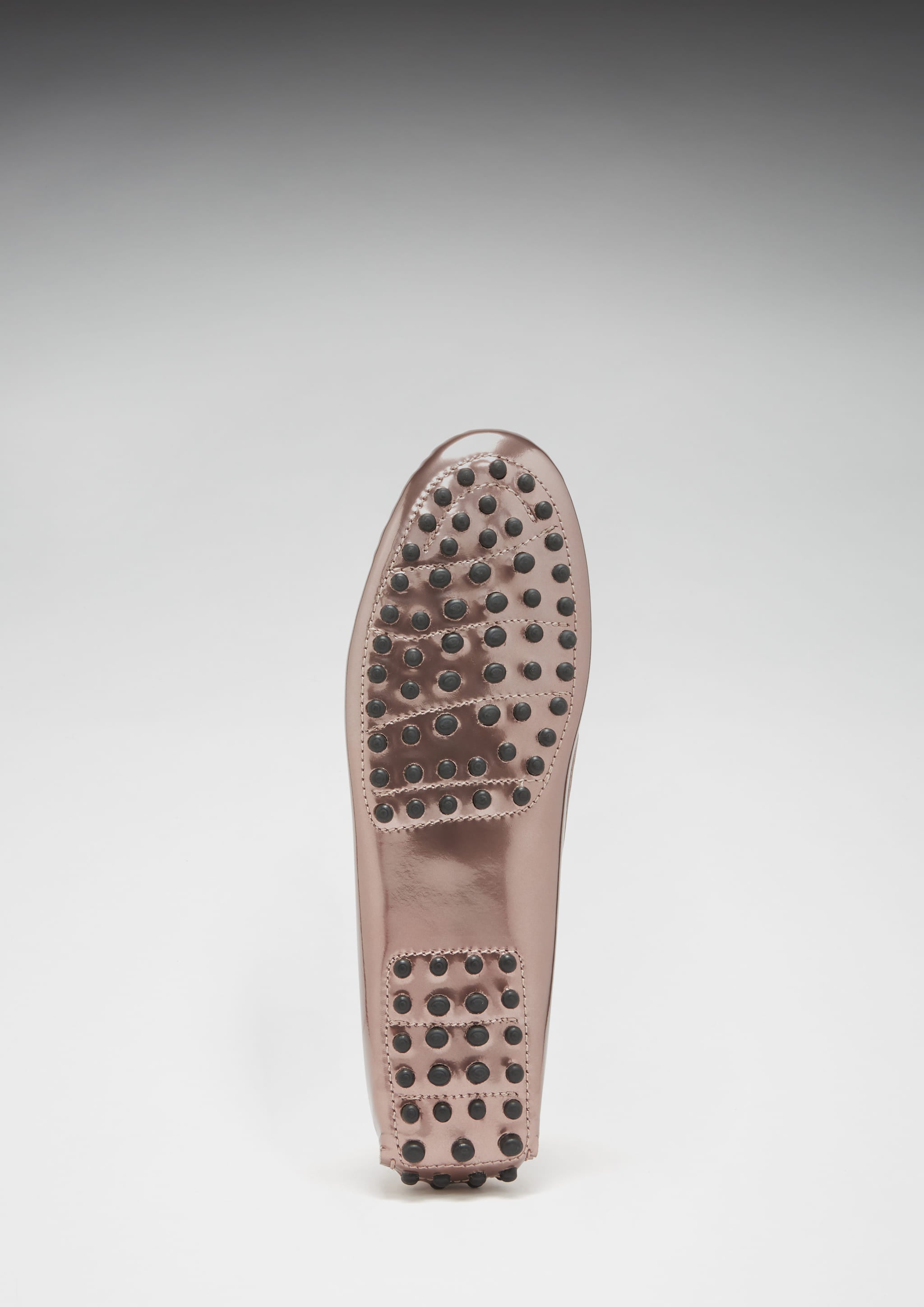 Damen Penny Slipper, Roségold Lackleder
